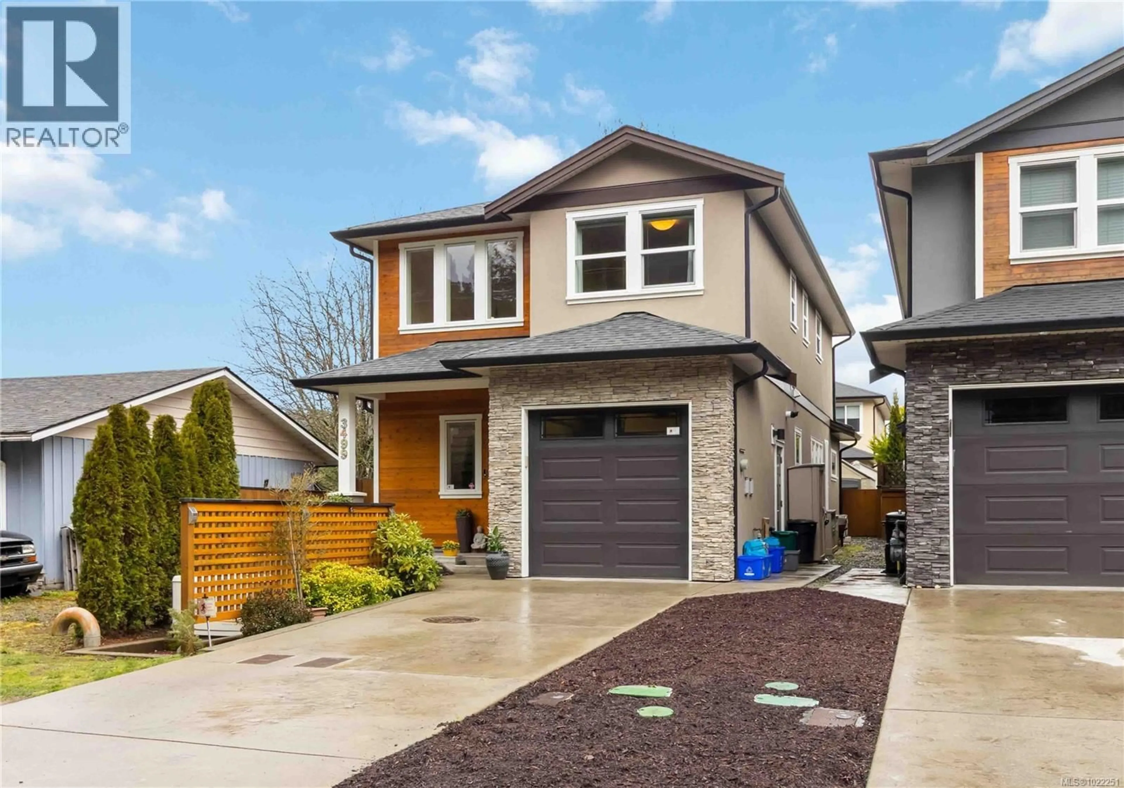 Home with brick exterior material, street for 3499 LUXTON ROAD, Langford British Columbia V9C0K1