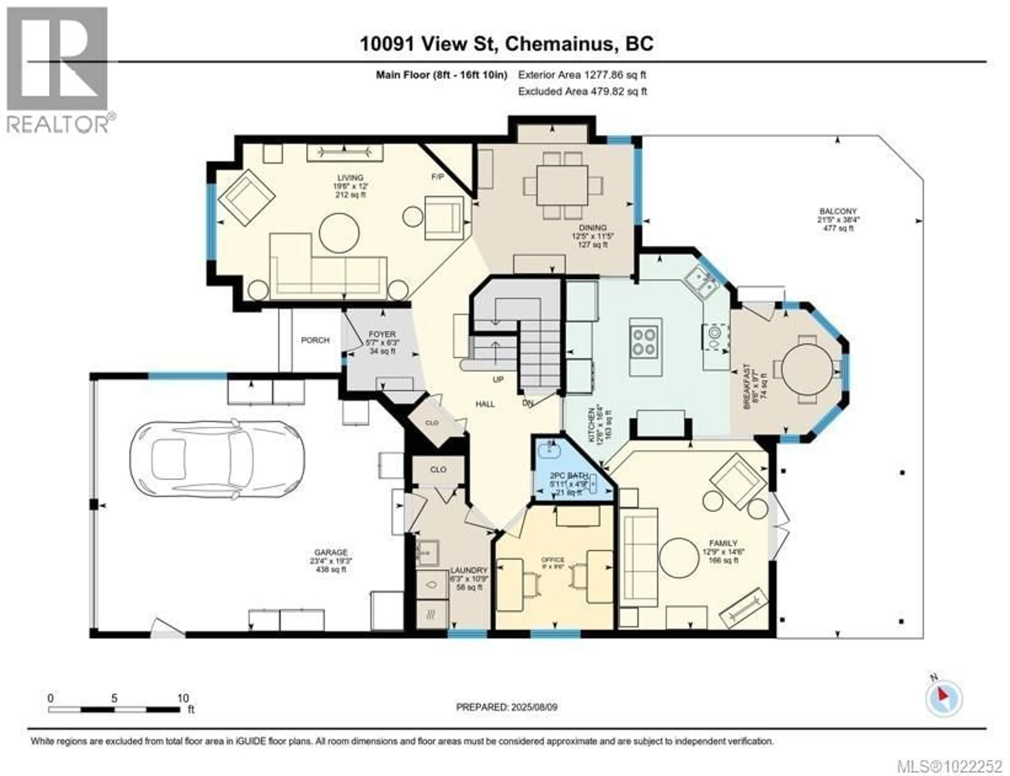 Floor plan for 10091 VIEW STREET, Chemainus British Columbia V0R1K2