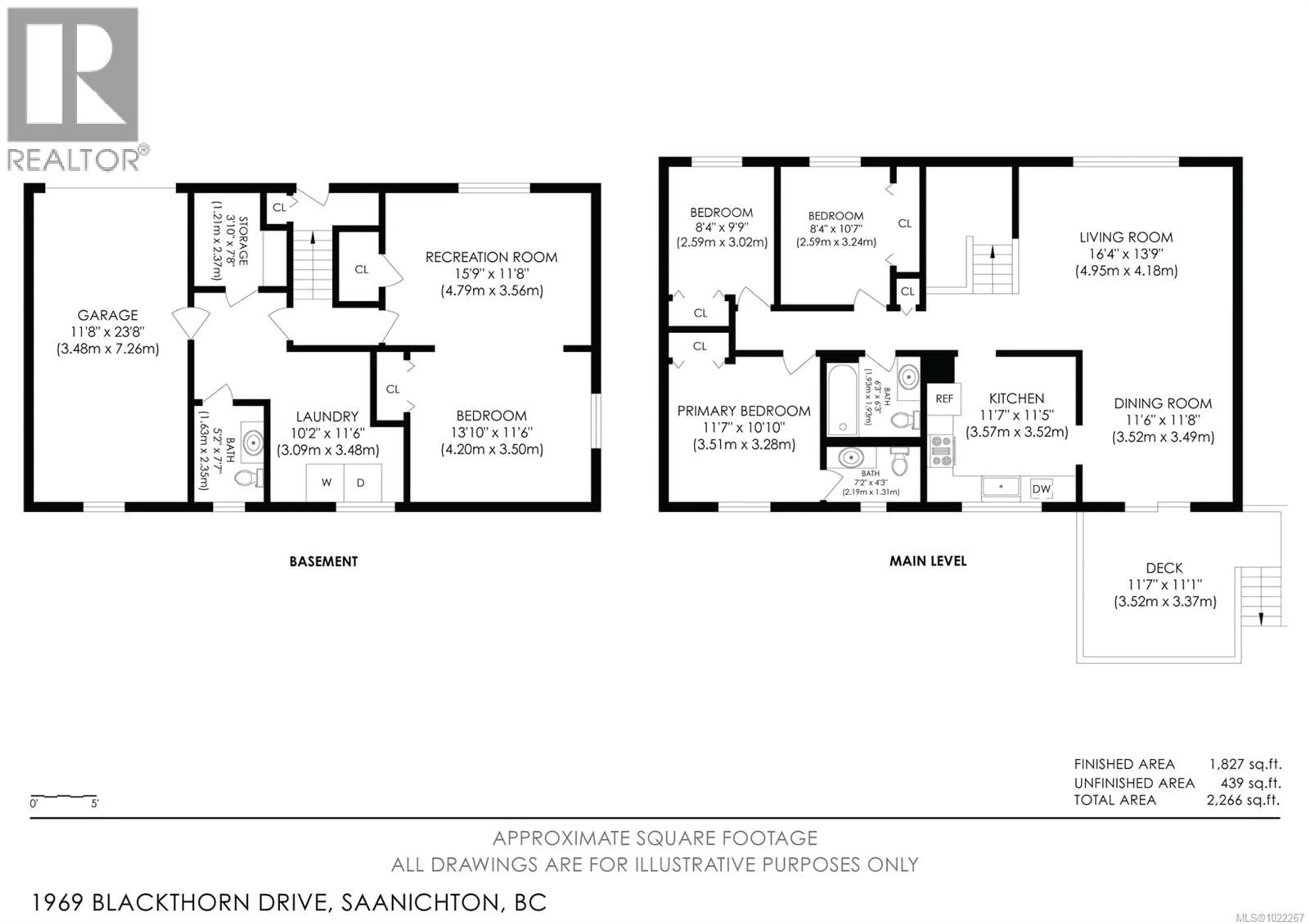 Floor plan for 1969 BLACKTHORN DRIVE, Central Saanich British Columbia V8M1V8