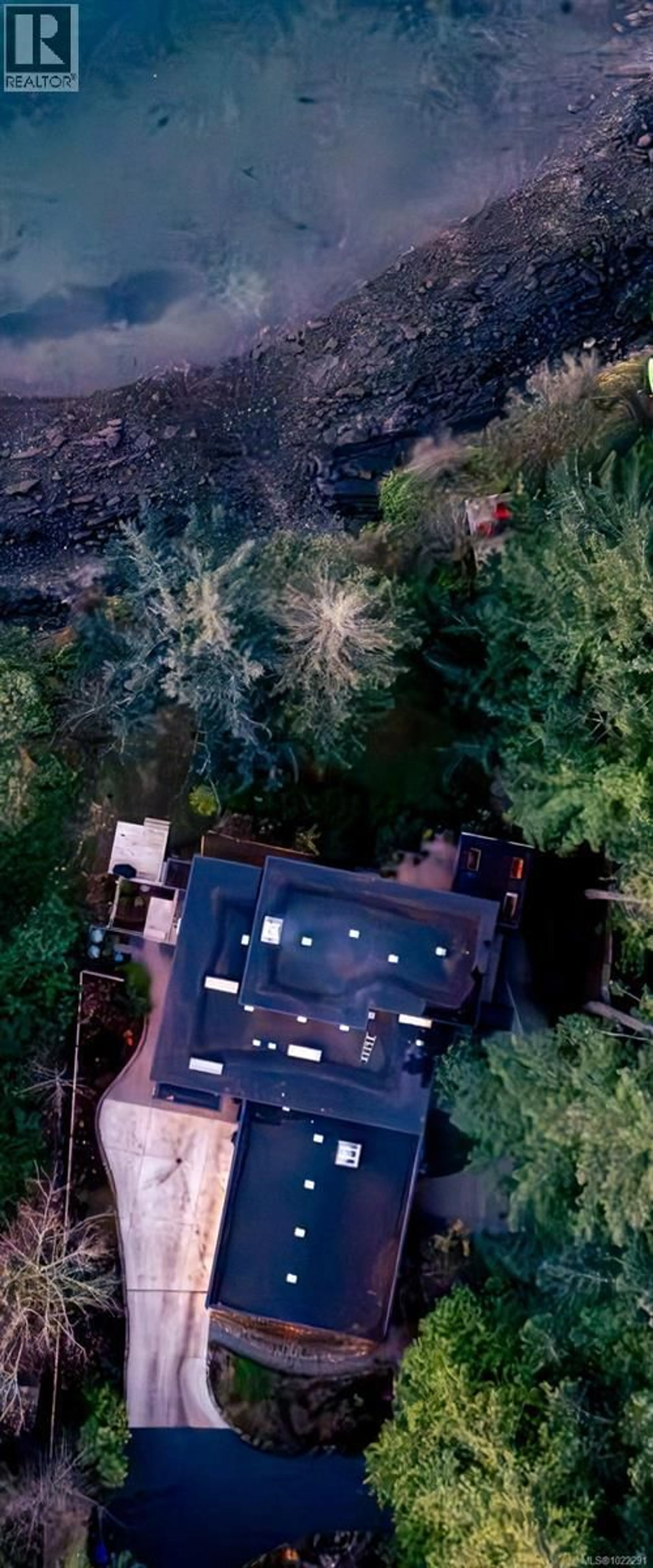 A pic from outside/outdoor area/front of a property/back of a property/a pic from drone, forest/trees view for 2250 DOLPHIN ROAD, North Saanich British Columbia V8L5Y7