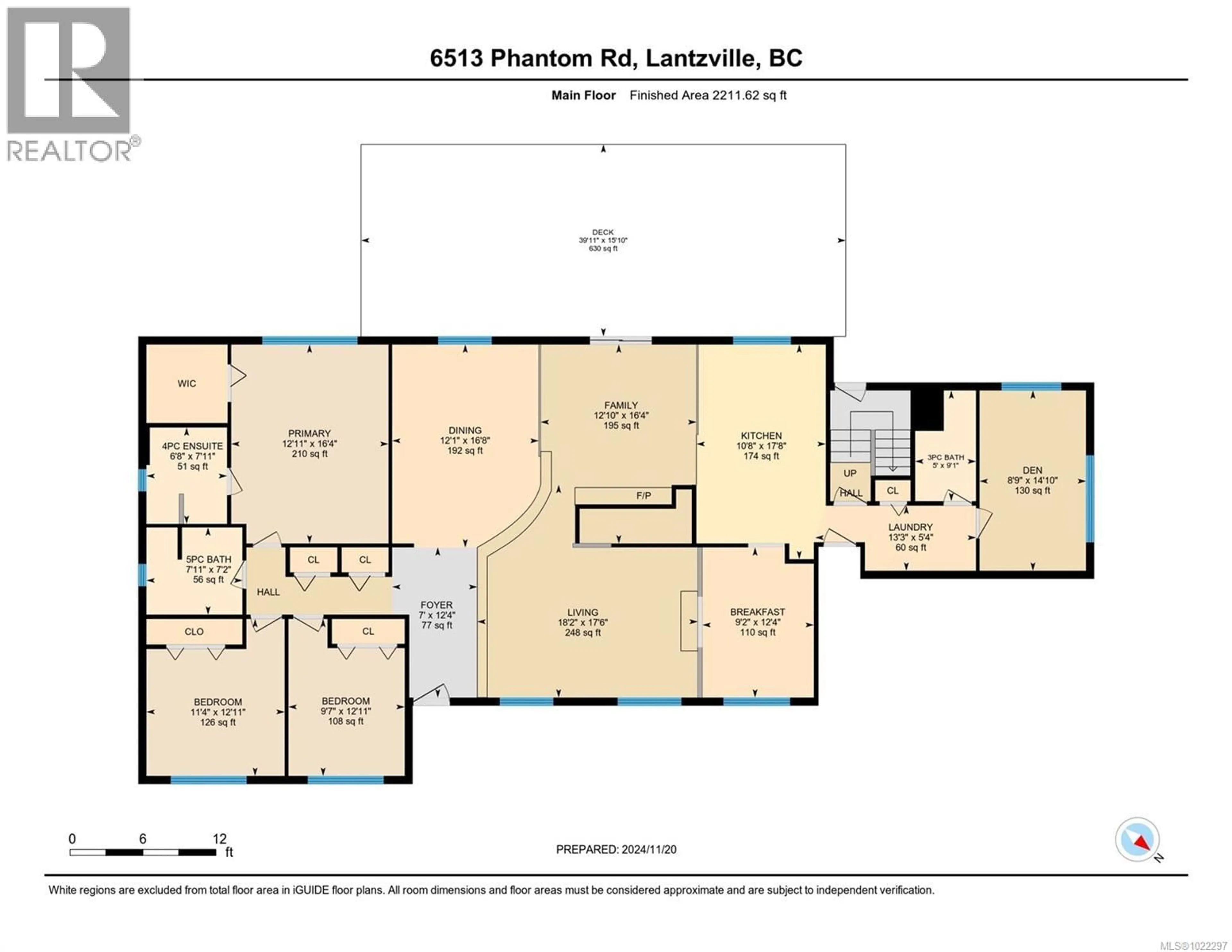 Floor plan for 6513 PHANTOM ROAD, Lantzville British Columbia V0R2H0