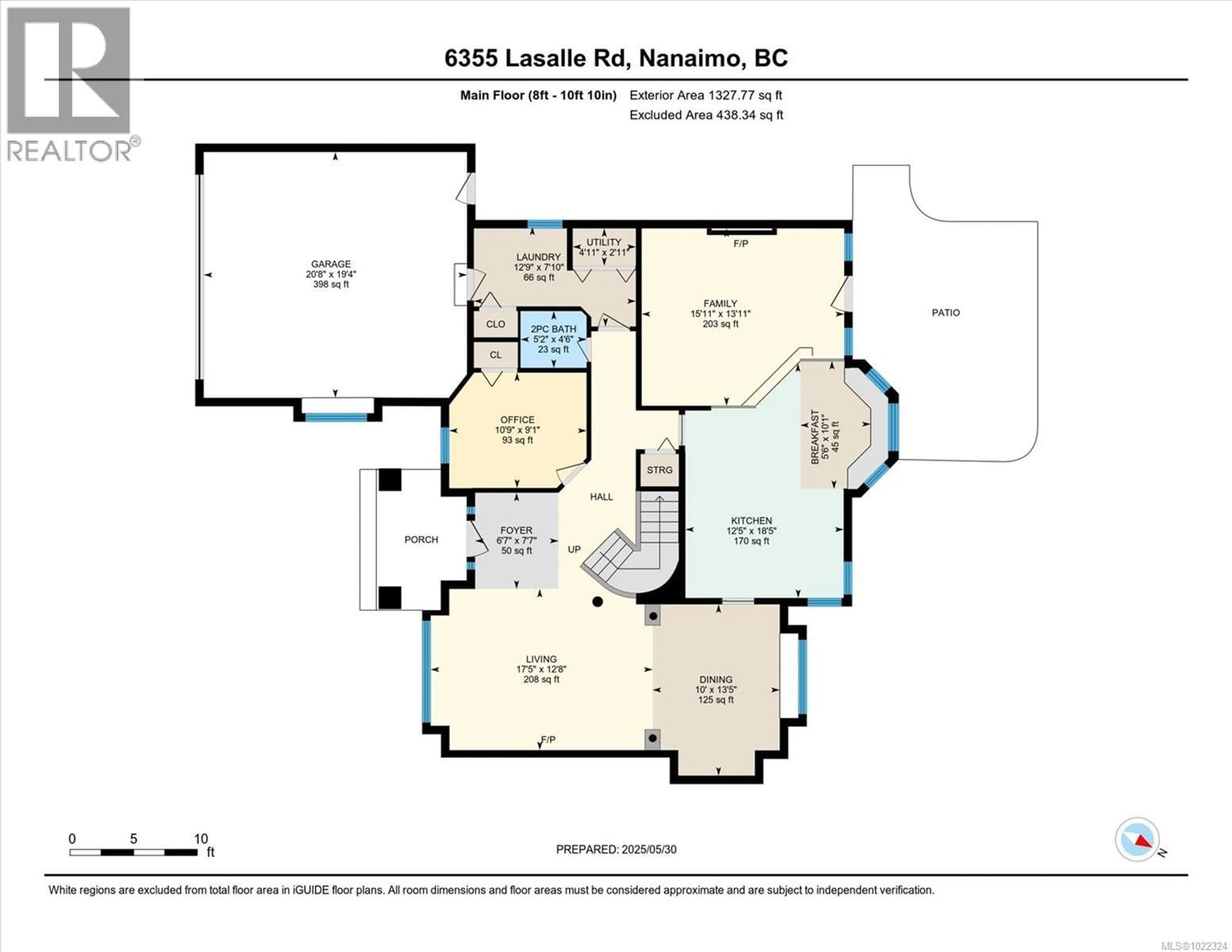 Floor plan for 6355 LASALLE ROAD, Nanaimo British Columbia V9V1N6