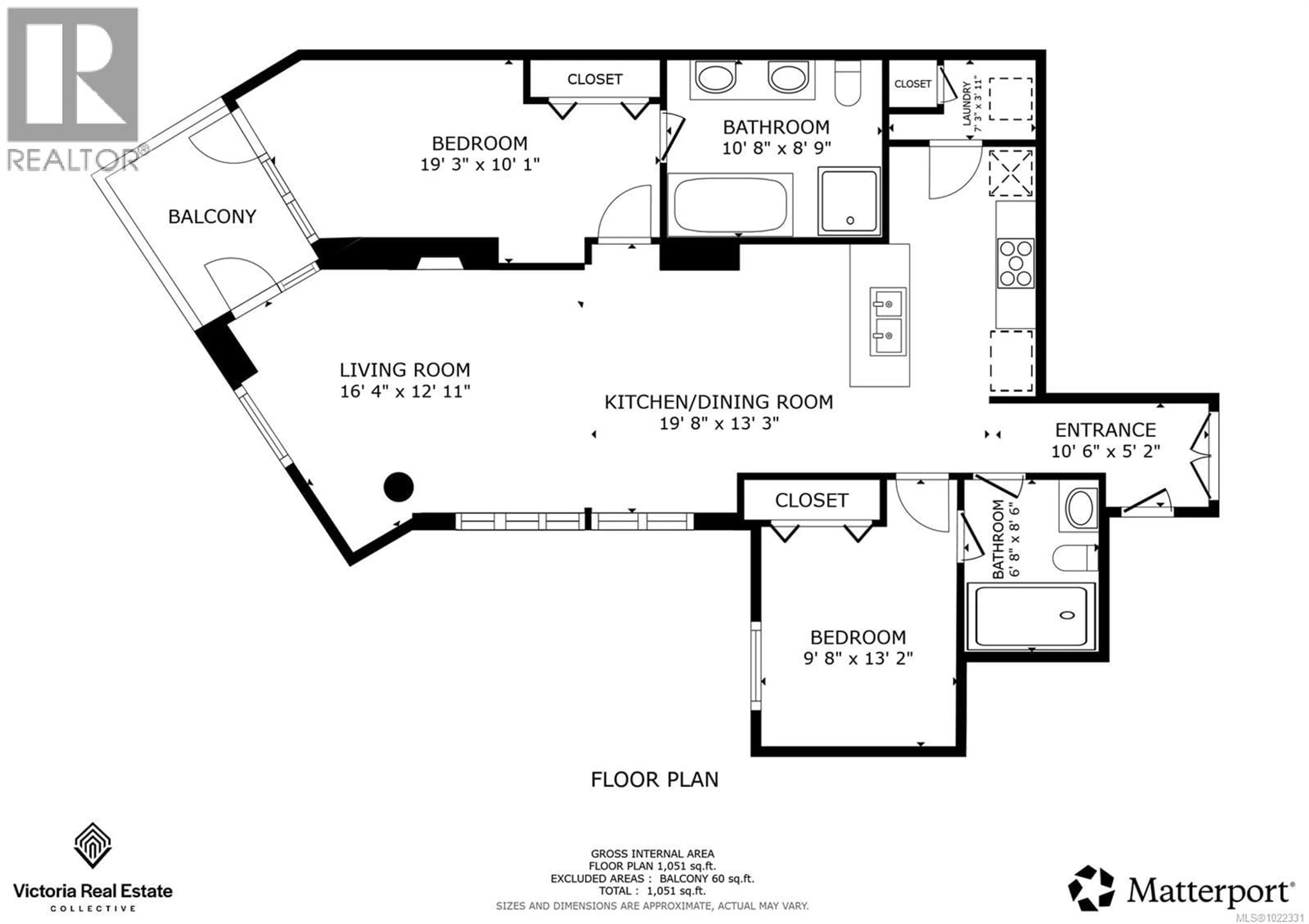 Floor plan for 213 - 100 SAGHALIE ROAD, Victoria British Columbia V9A0A1