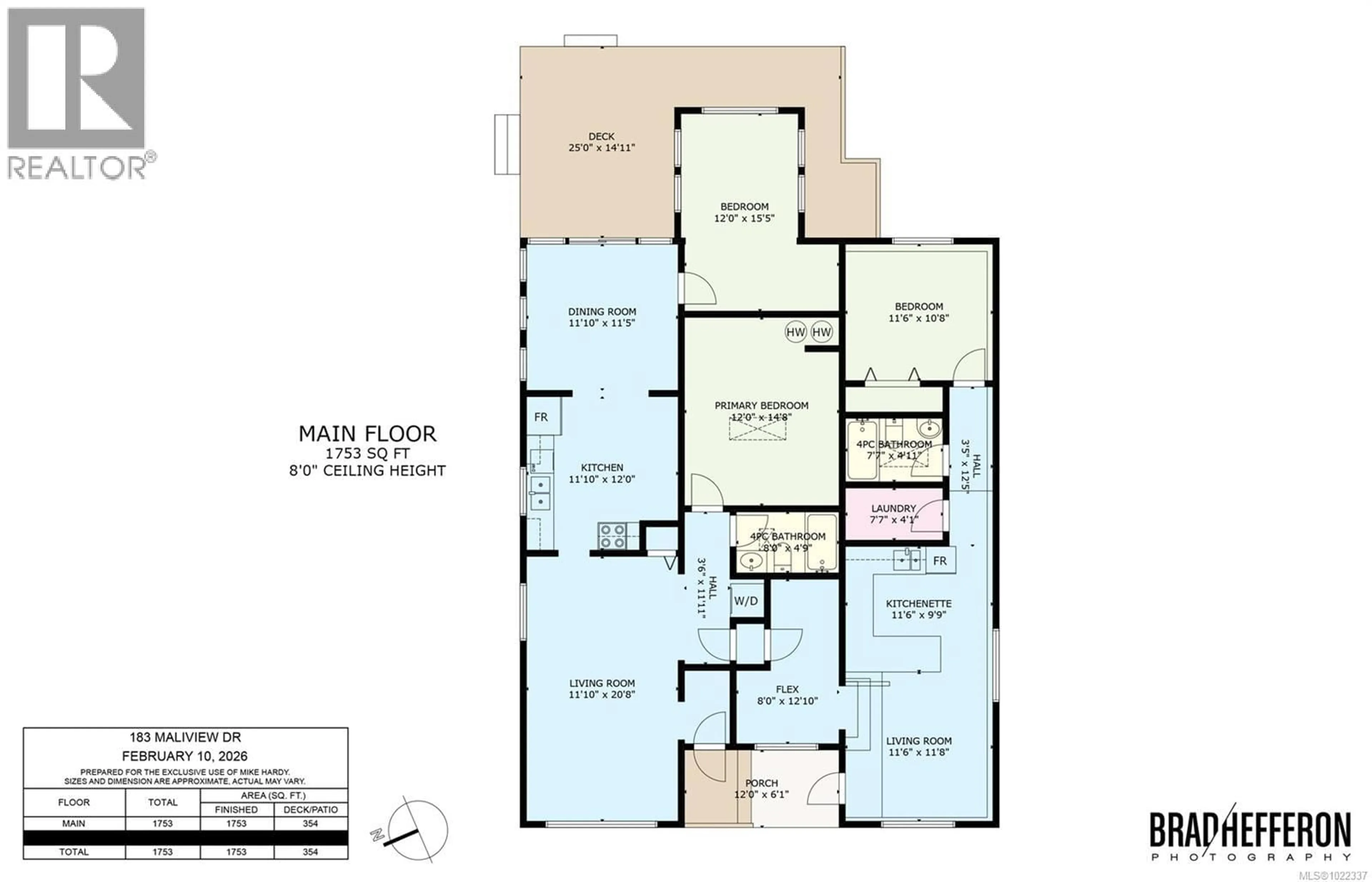 Floor plan for 183 MALIVIEW DRIVE, Salt Spring British Columbia V8K2C5