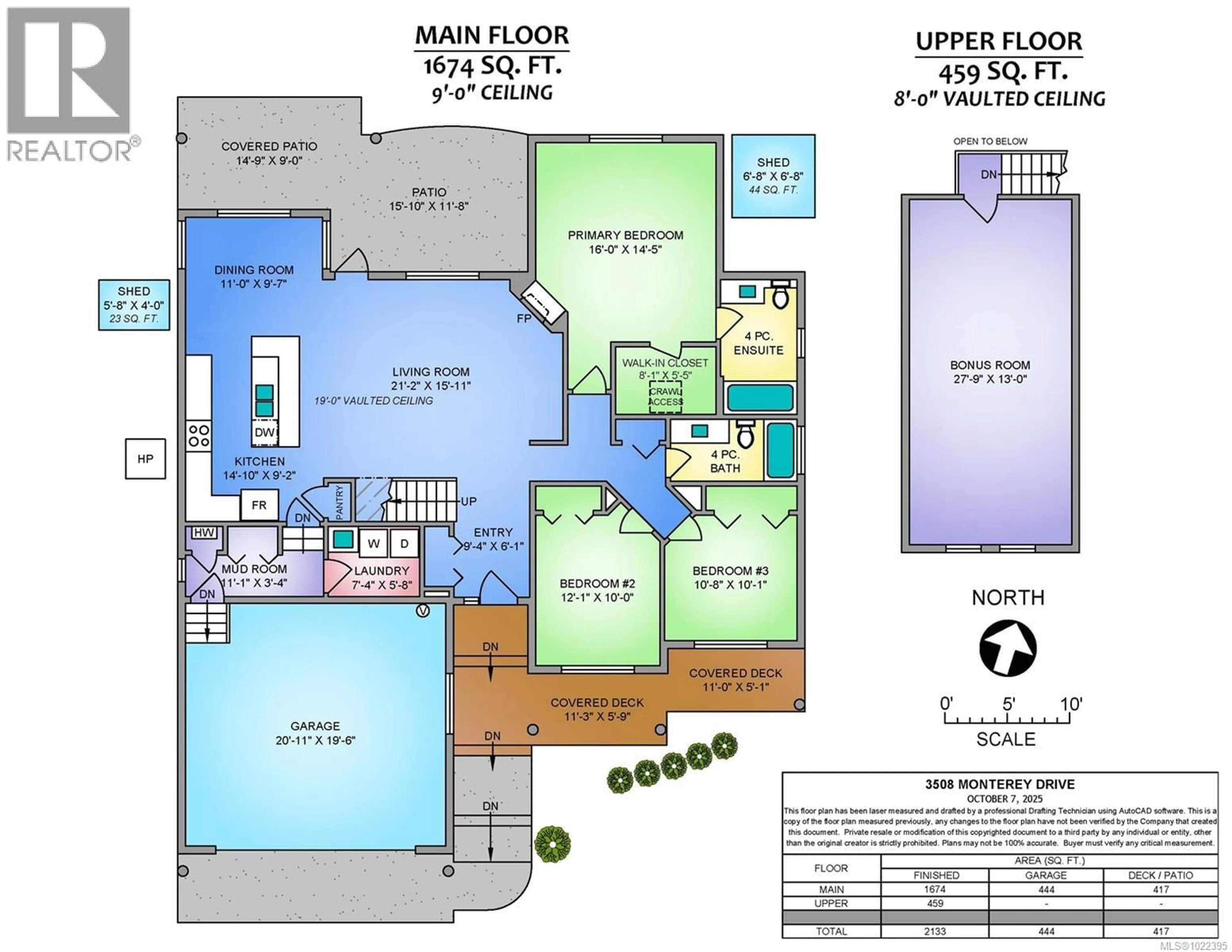 Floor plan for 3508 MONTEREY DRIVE, Nanaimo British Columbia V9T6T2
