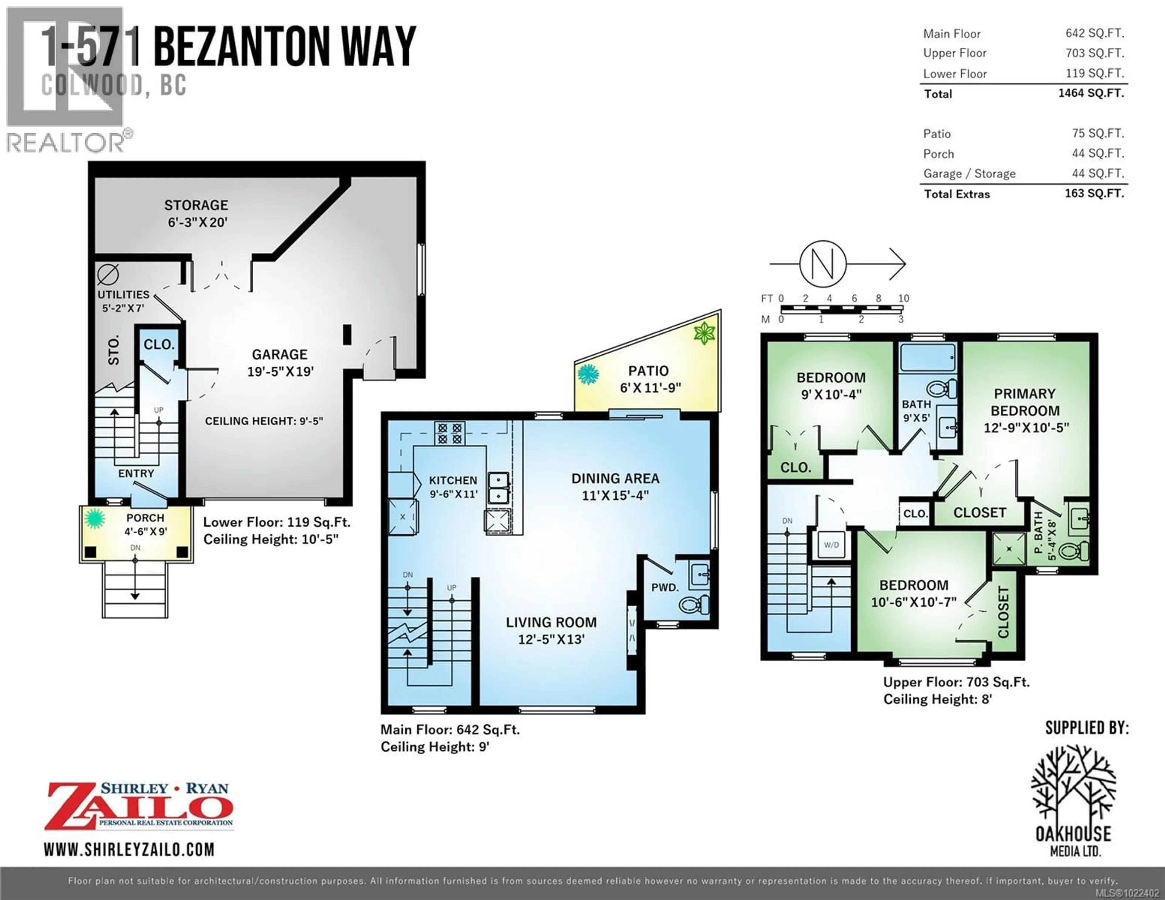 Floor plan for 1 - 571 BEZANTON WAY, Colwood British Columbia V9C0H2