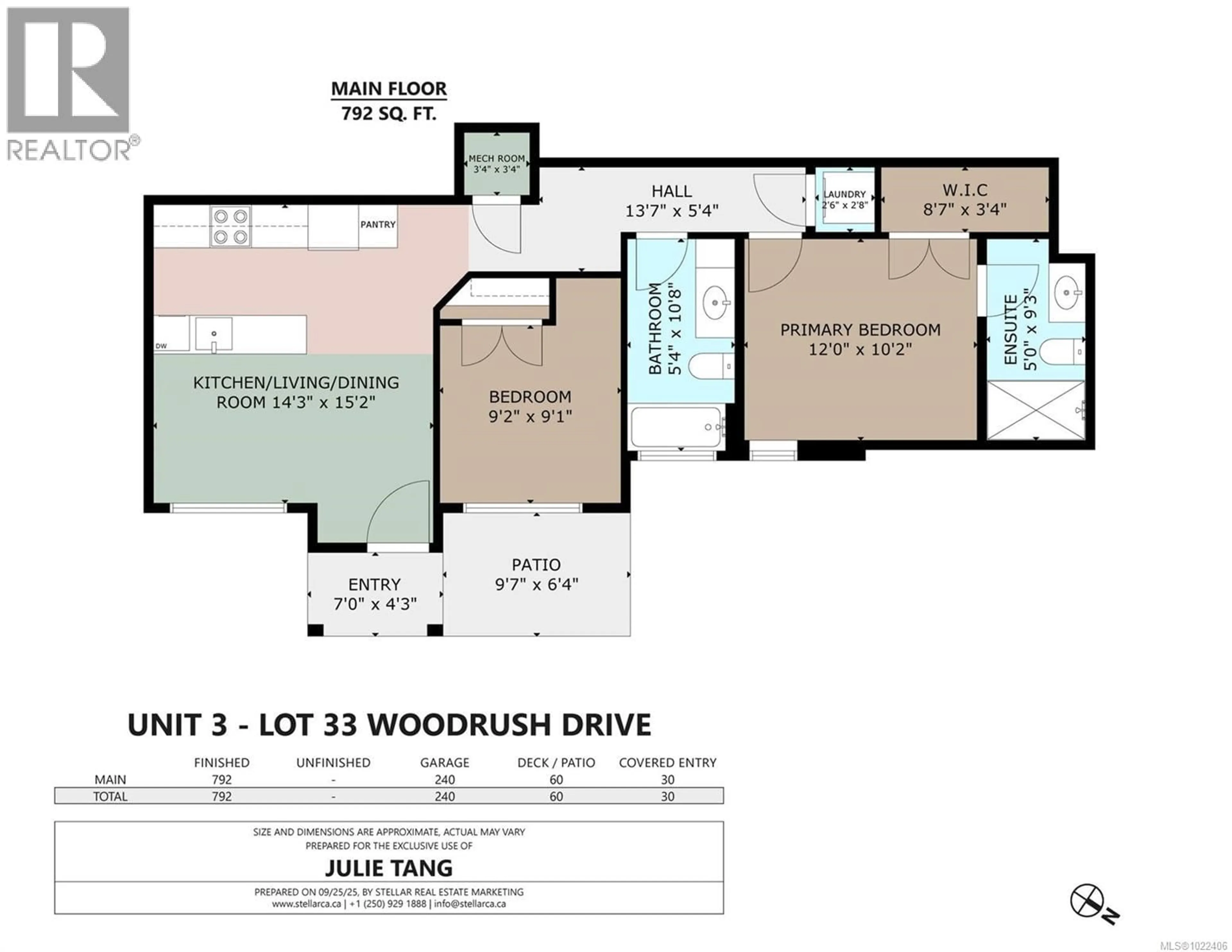 Floor plan for 3229 WOODRUSH DRIVE, Duncan British Columbia V9L0J9