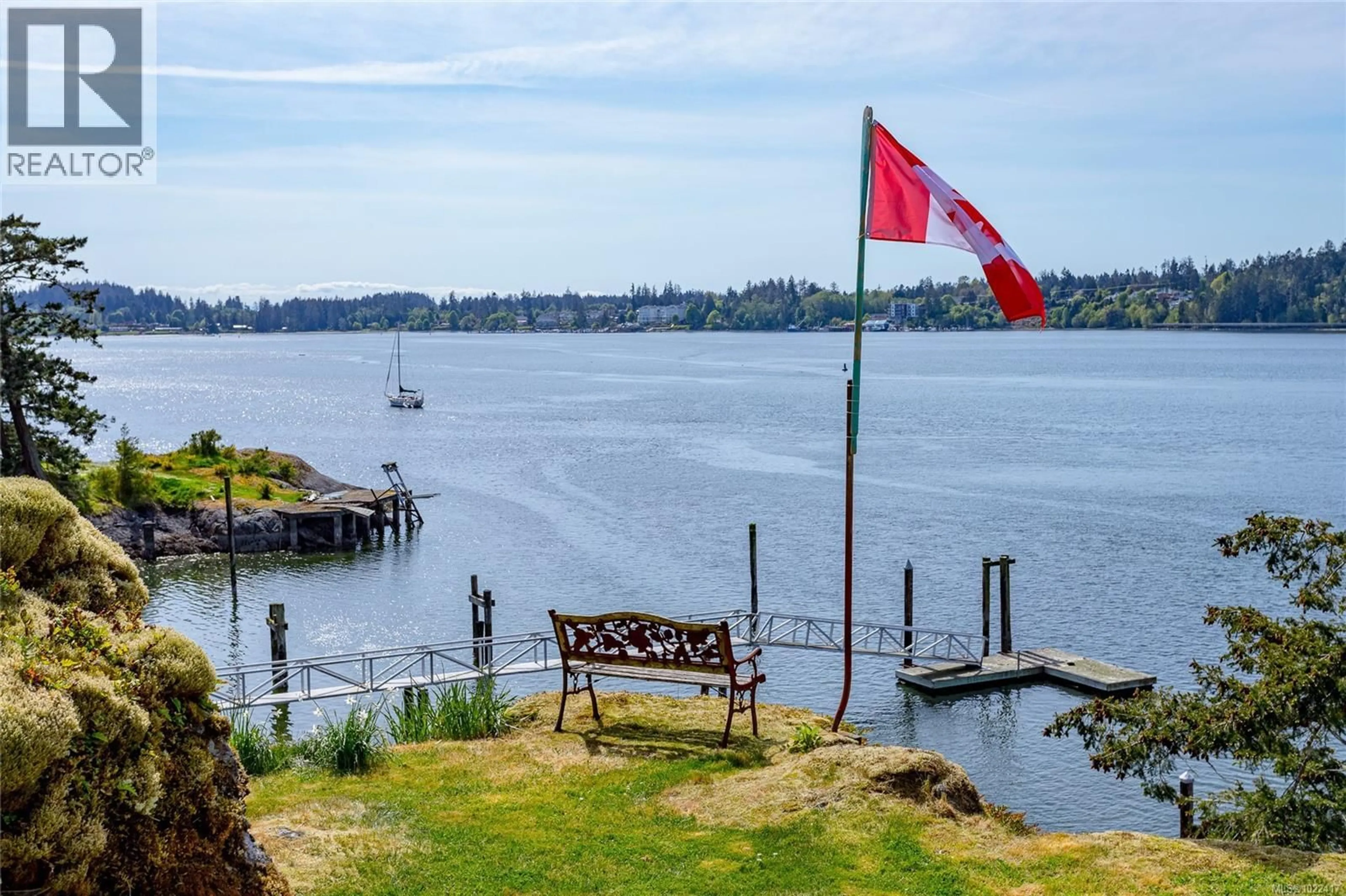 Patio, water/lake/river/ocean view for 6510 THORNETT ROAD, Sooke British Columbia V9Z1A5