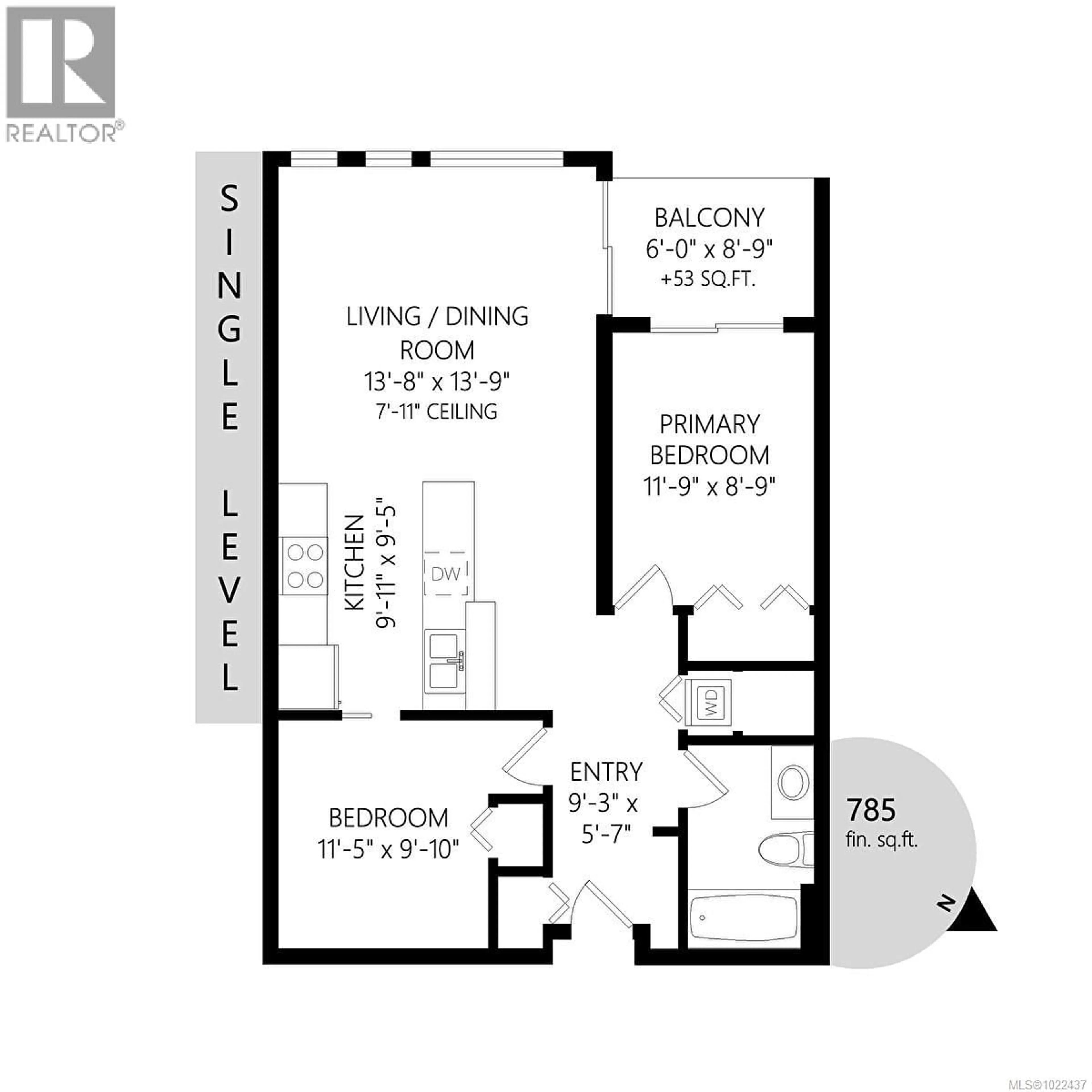Floor plan for 313 - 1405 ESQUIMALT ROAD, Esquimalt British Columbia V9A0A4