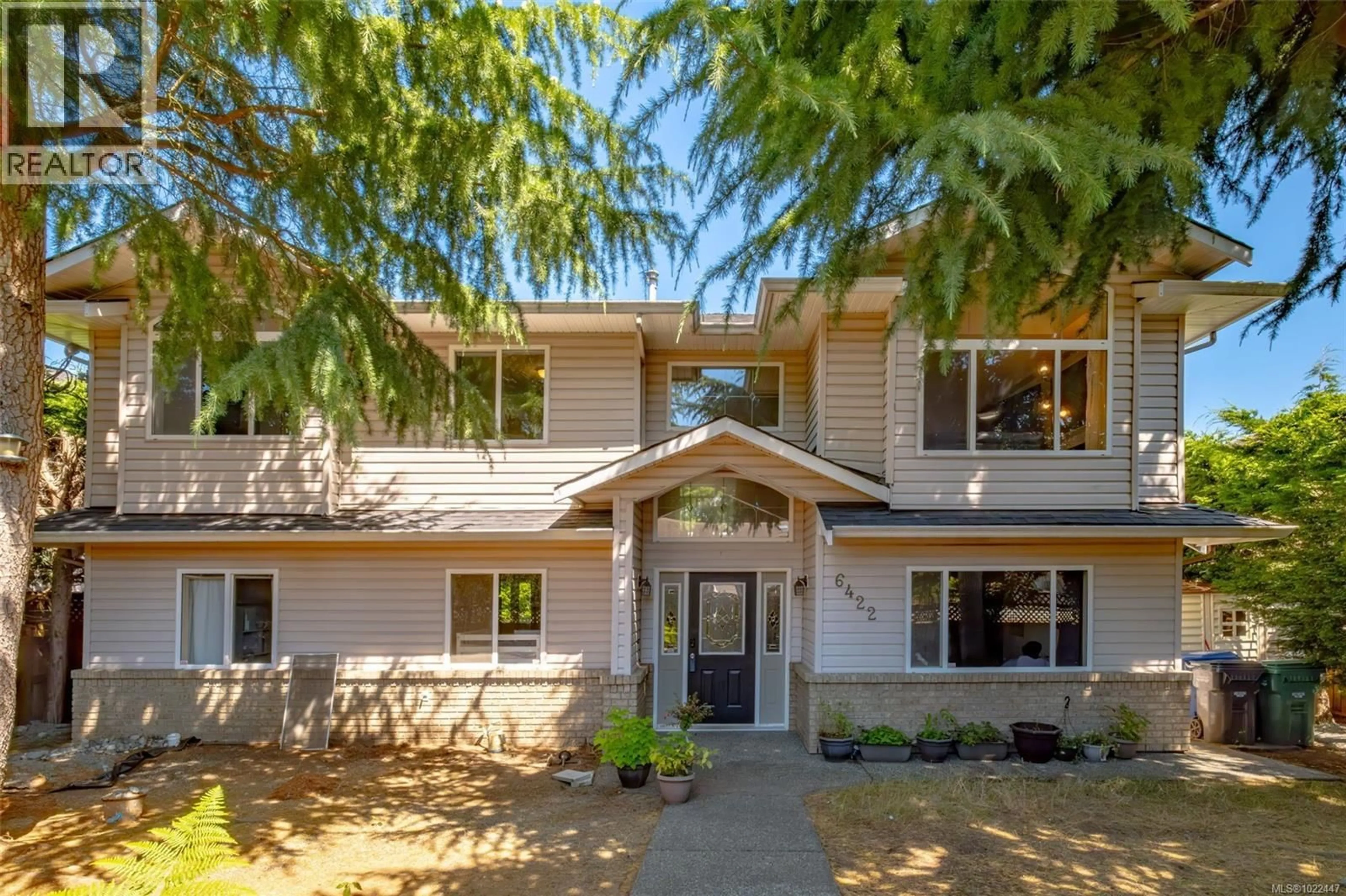 Home with vinyl exterior material, street for 6422 DOVER ROAD, Nanaimo British Columbia V9V1A7