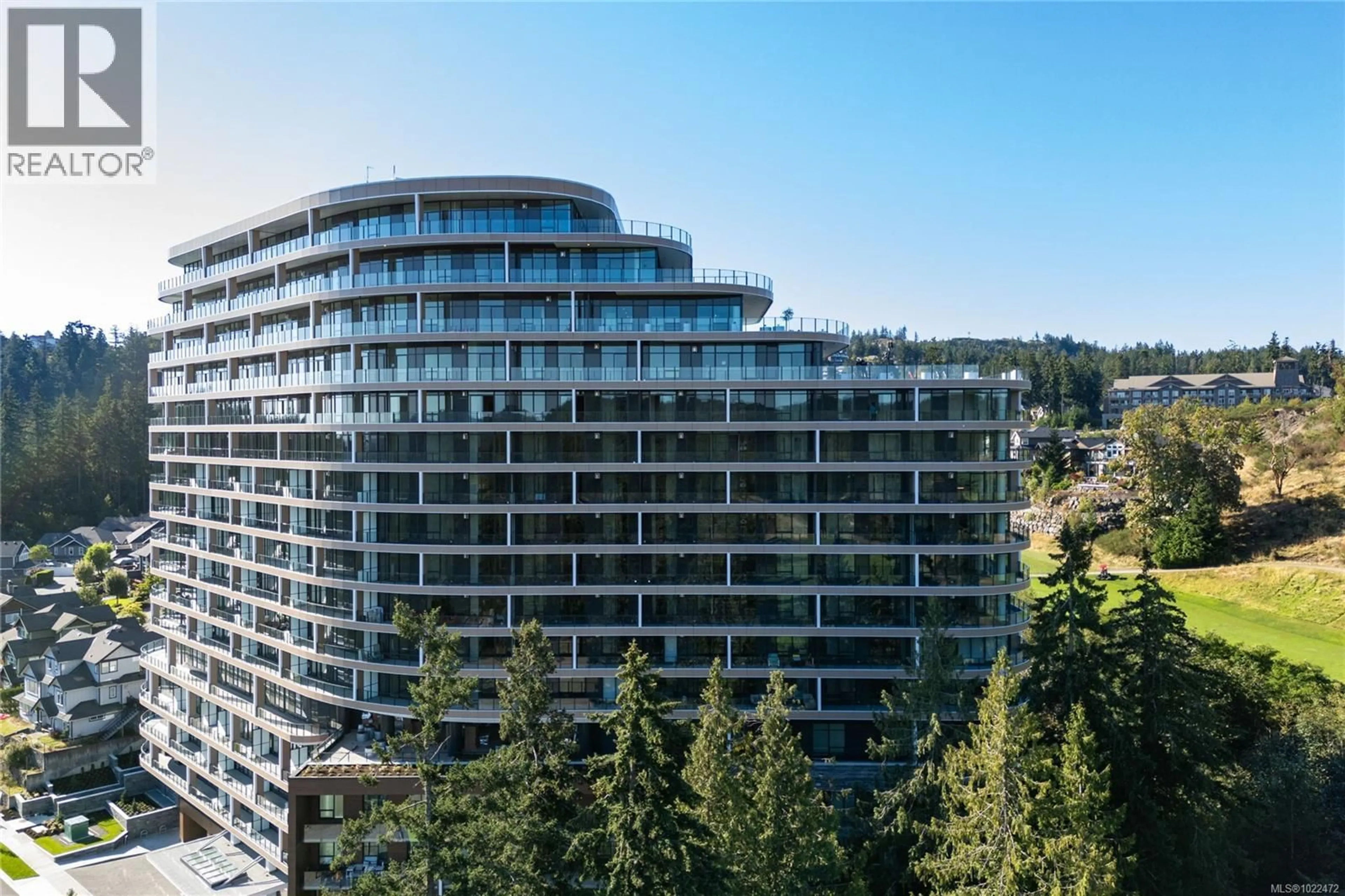 A pic from outside/outdoor area/front of a property/back of a property/a pic from drone, city buildings view from balcony for 1012 - 2000 HANNINGTON ROAD, Langford British Columbia V9B6R6