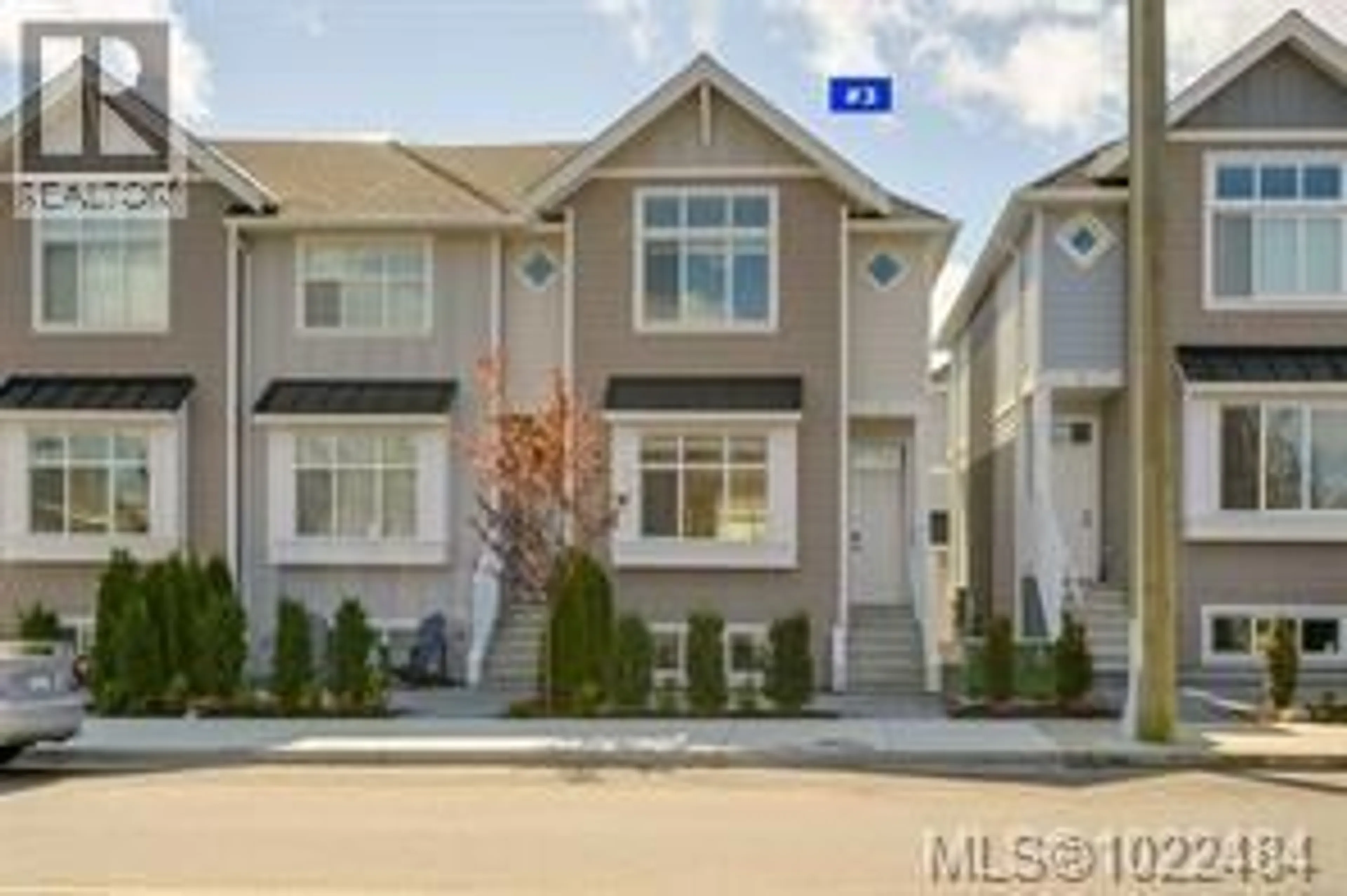 Home with vinyl exterior material, street for 3 - 10480 RESTHAVEN DRIVE, Sidney British Columbia V8L3H7