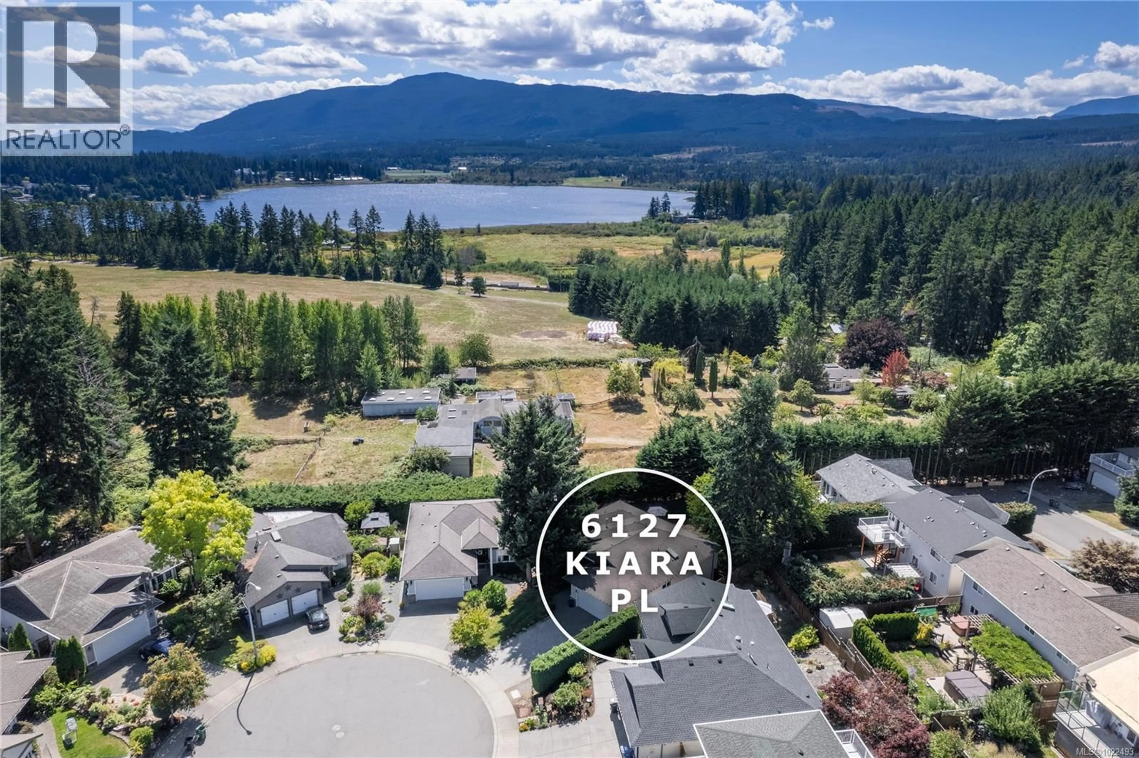 A pic from outside/outdoor area/front of a property/back of a property/a pic from drone, water/lake/river/ocean view for 6127 KIARA PLACE, Nanaimo British Columbia V9T6H6