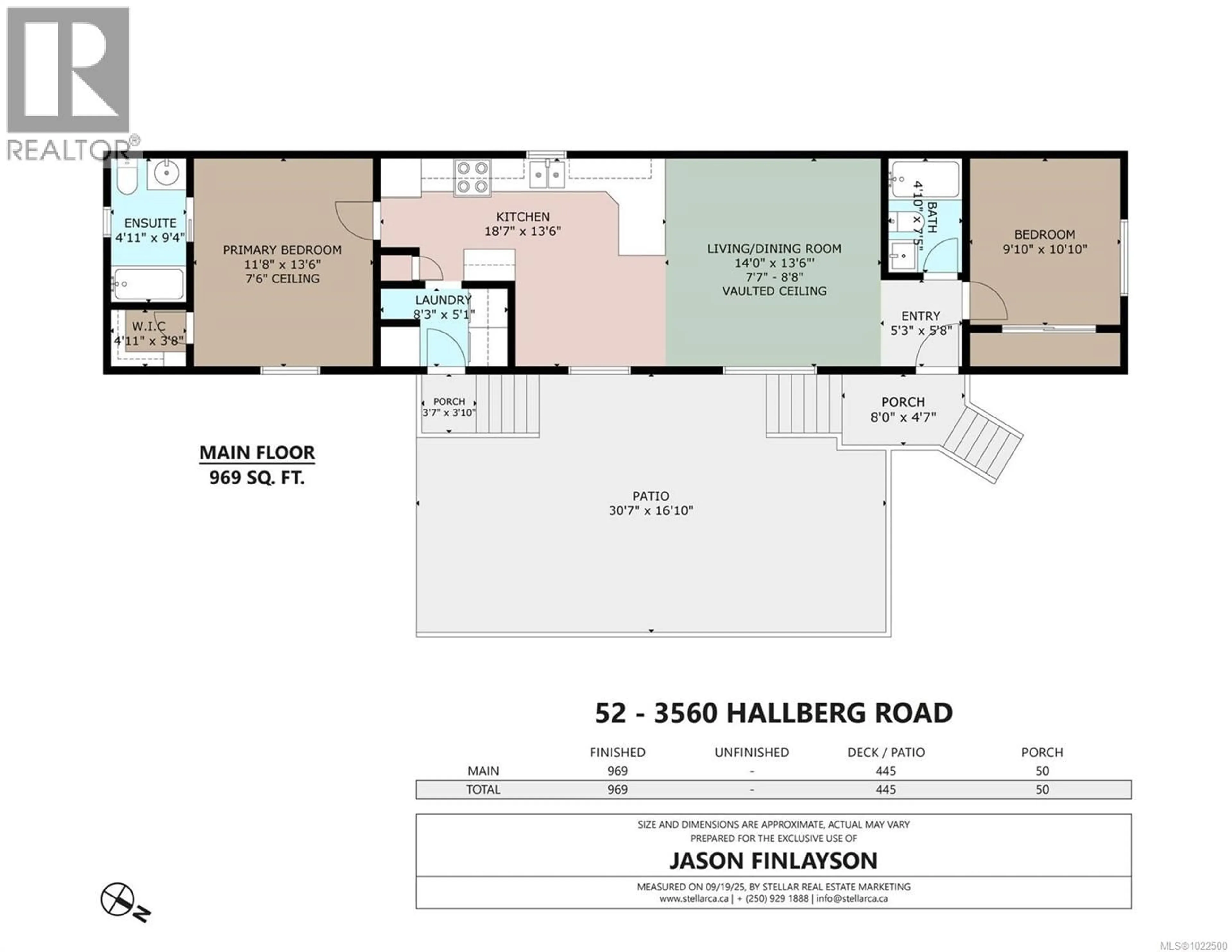 Floor plan for 52 - 3560 HALLBERG ROAD, Nanaimo British Columbia V9G1L4