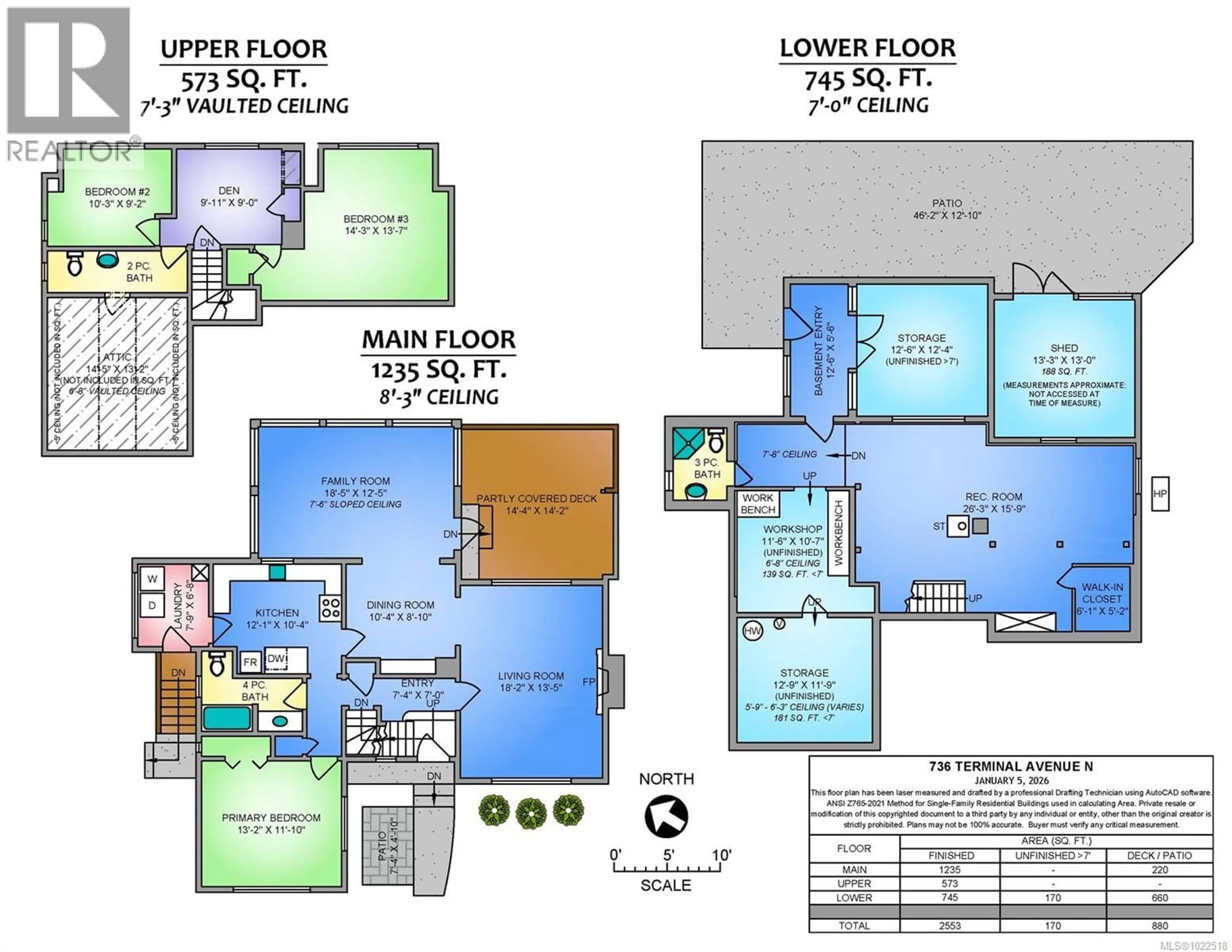 Floor plan for 736 TERMINAL AVENUE NORTH, Nanaimo British Columbia V9S4K2