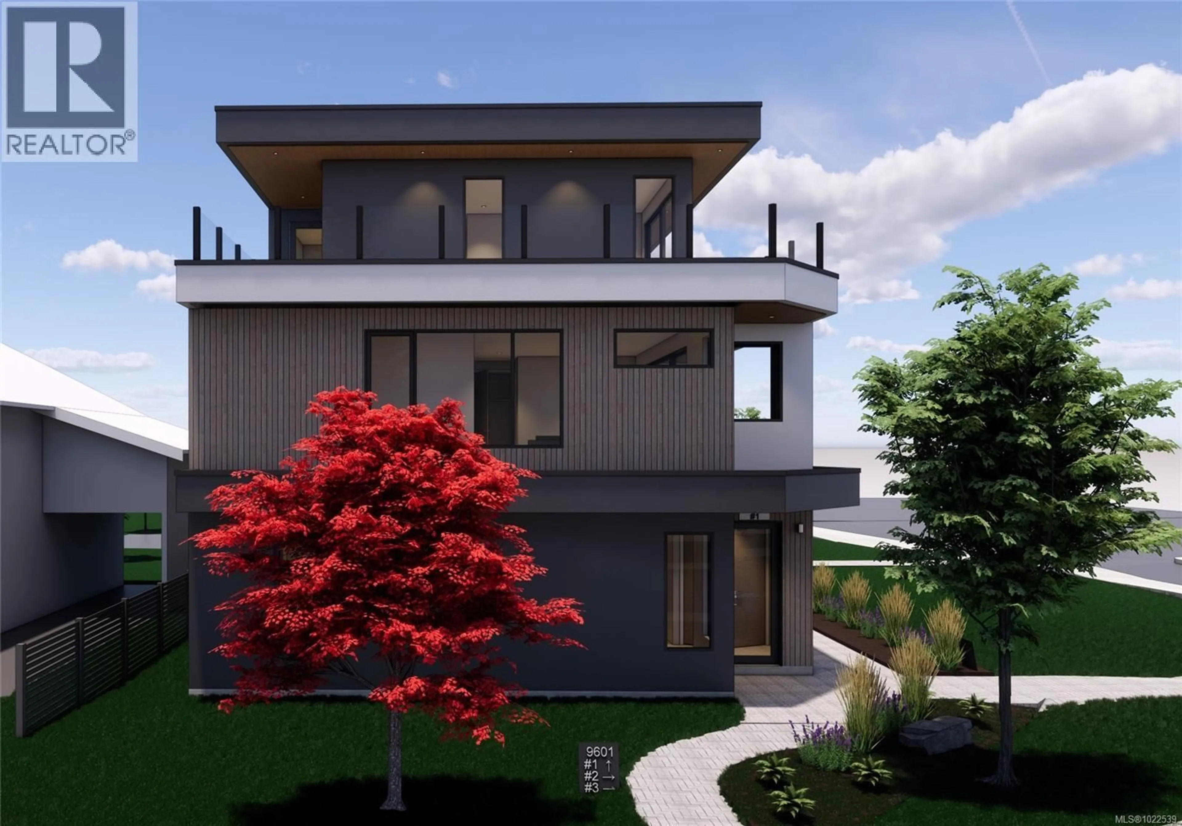 Home with vinyl exterior material, street for 9601 FIFTH STREET, Sidney British Columbia V8L2W7