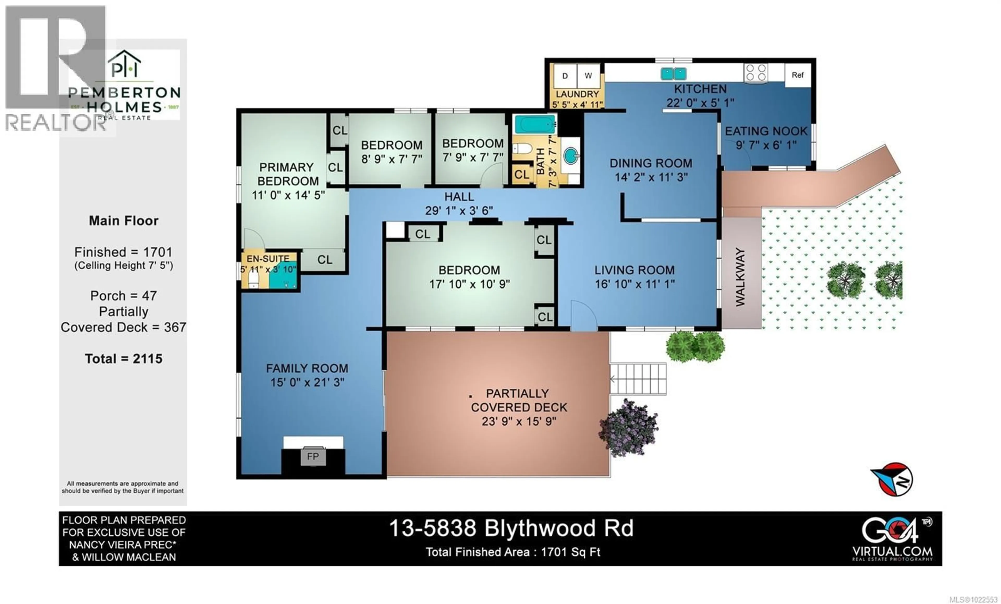 Floor plan for 13 - 5838 BLYTHWOOD ROAD, Sooke British Columbia V9Z1H7
