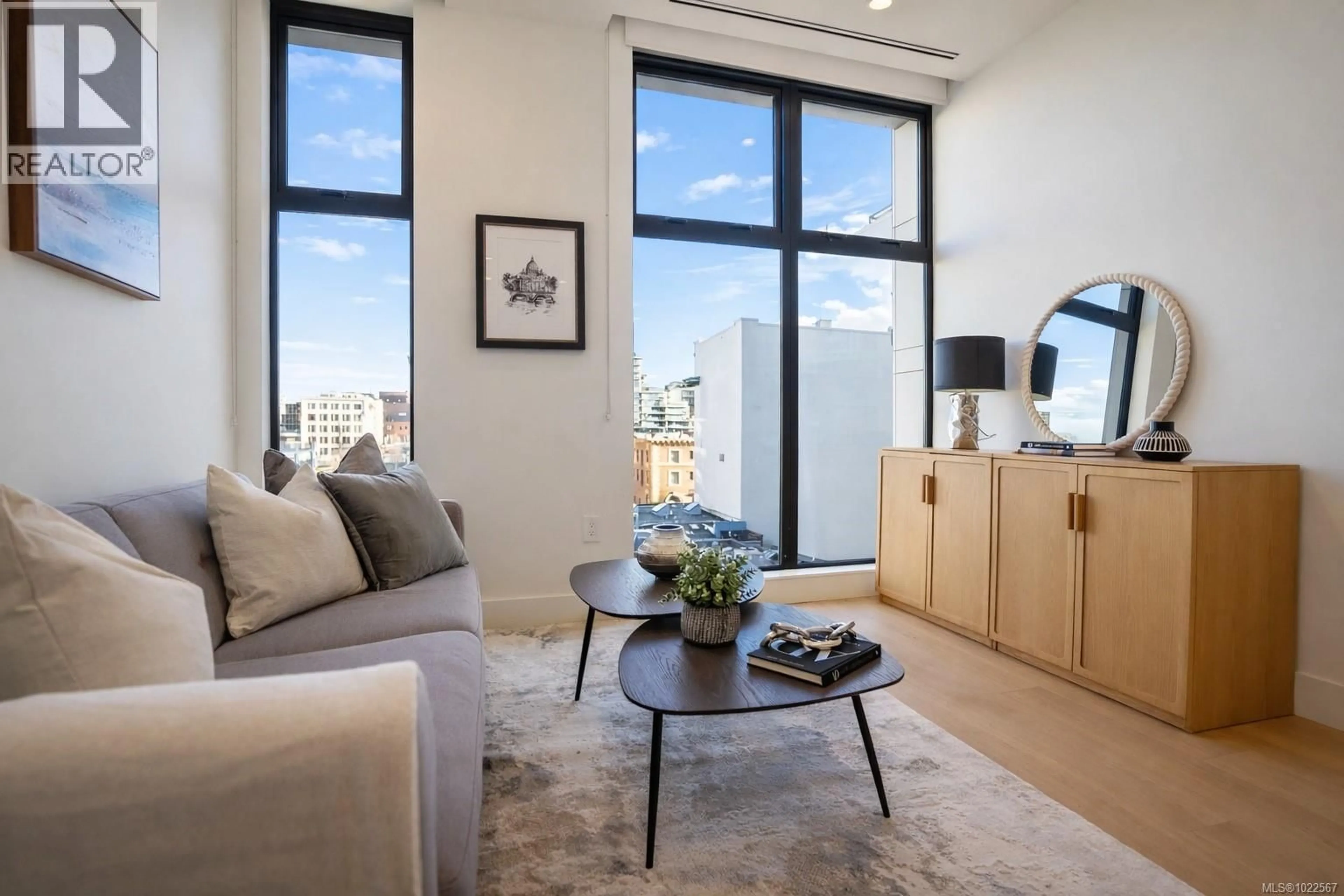 Living room with furniture, unknown for 503 - 888 GOVERNMENT STREET, Victoria British Columbia V8W0G5