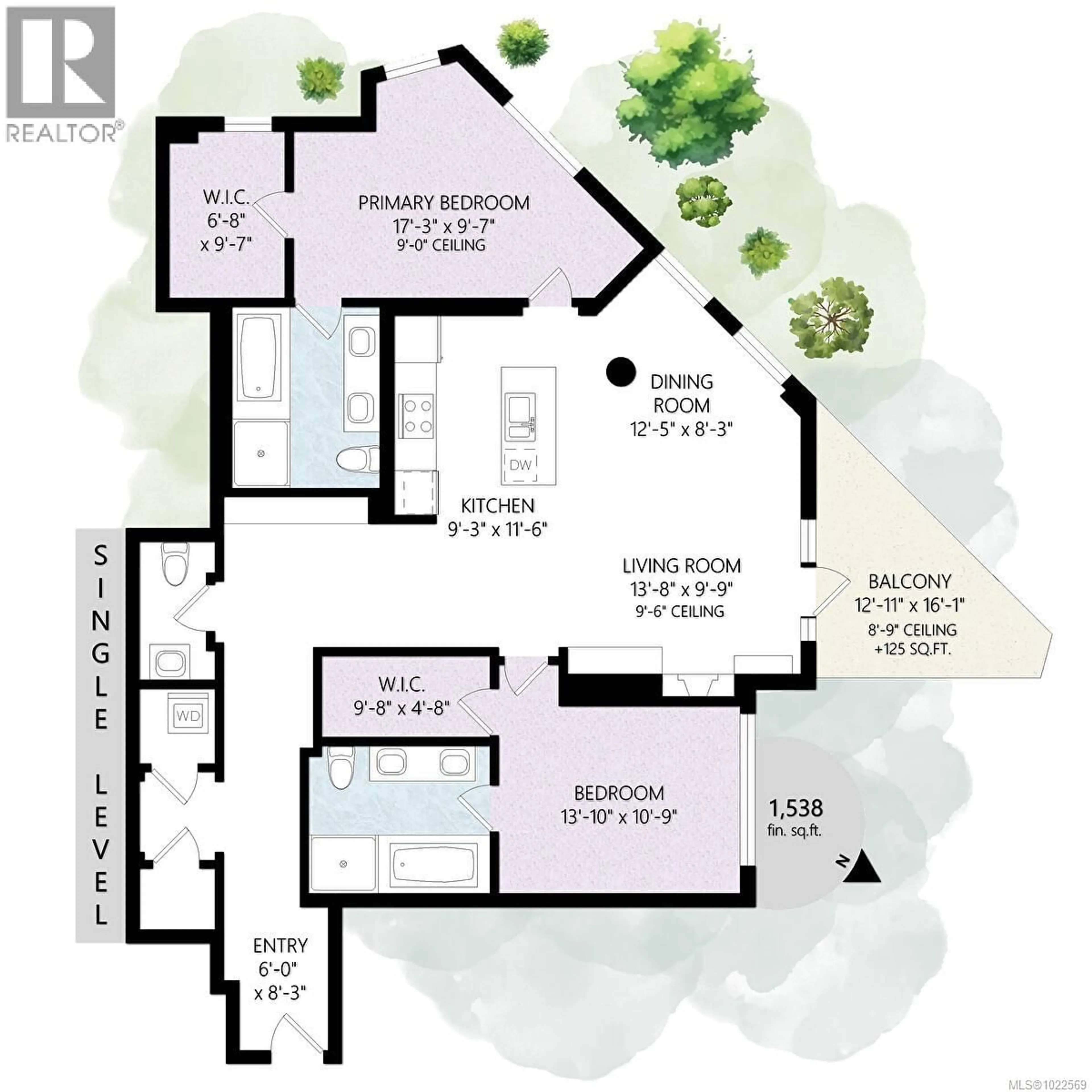Floor plan for 105 - 100 SAGHALIE ROAD, Victoria British Columbia V9A0A1