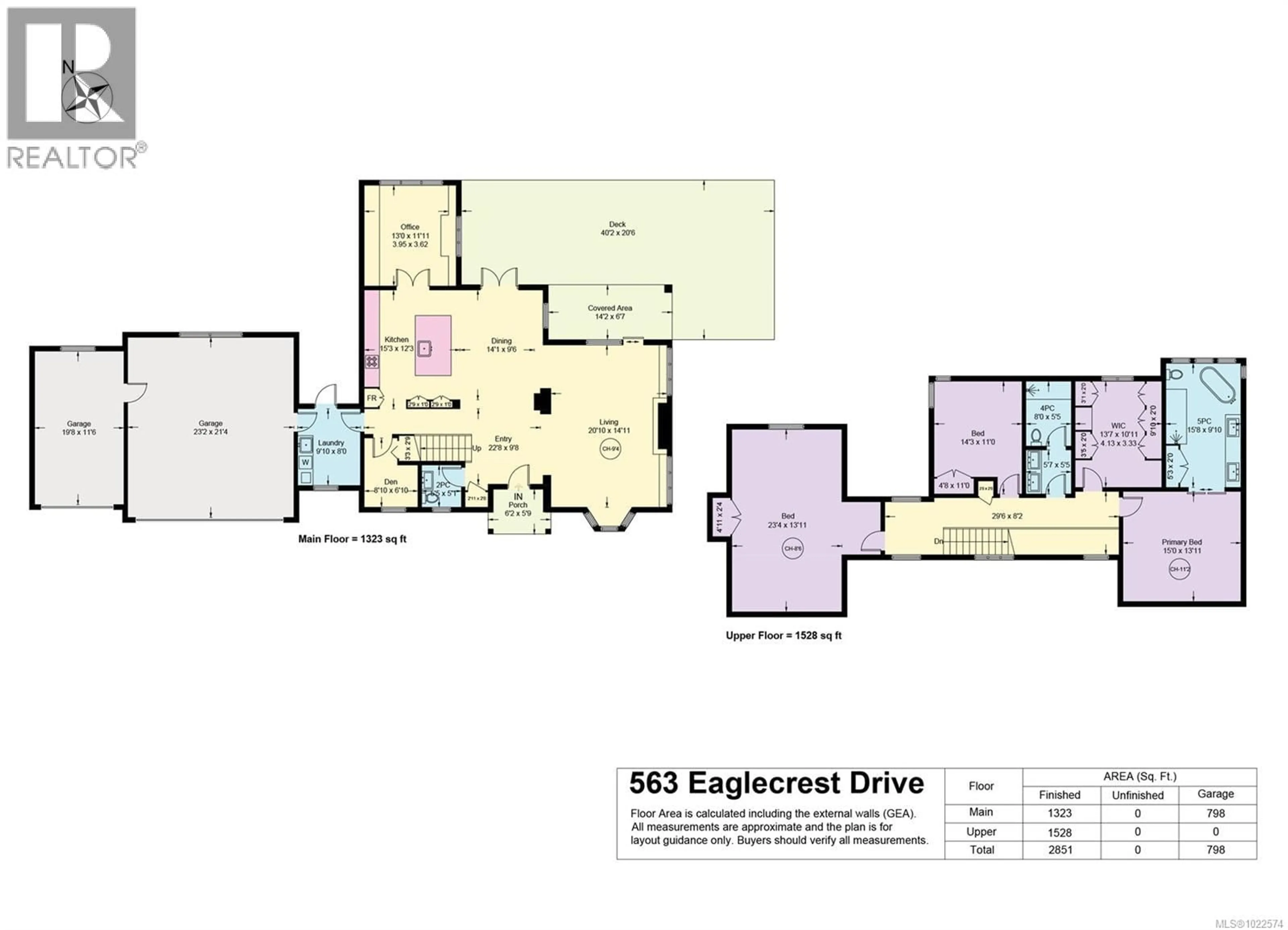 Floor plan for 563 EAGLECREST DRIVE, Qualicum Beach British Columbia V9K1E3