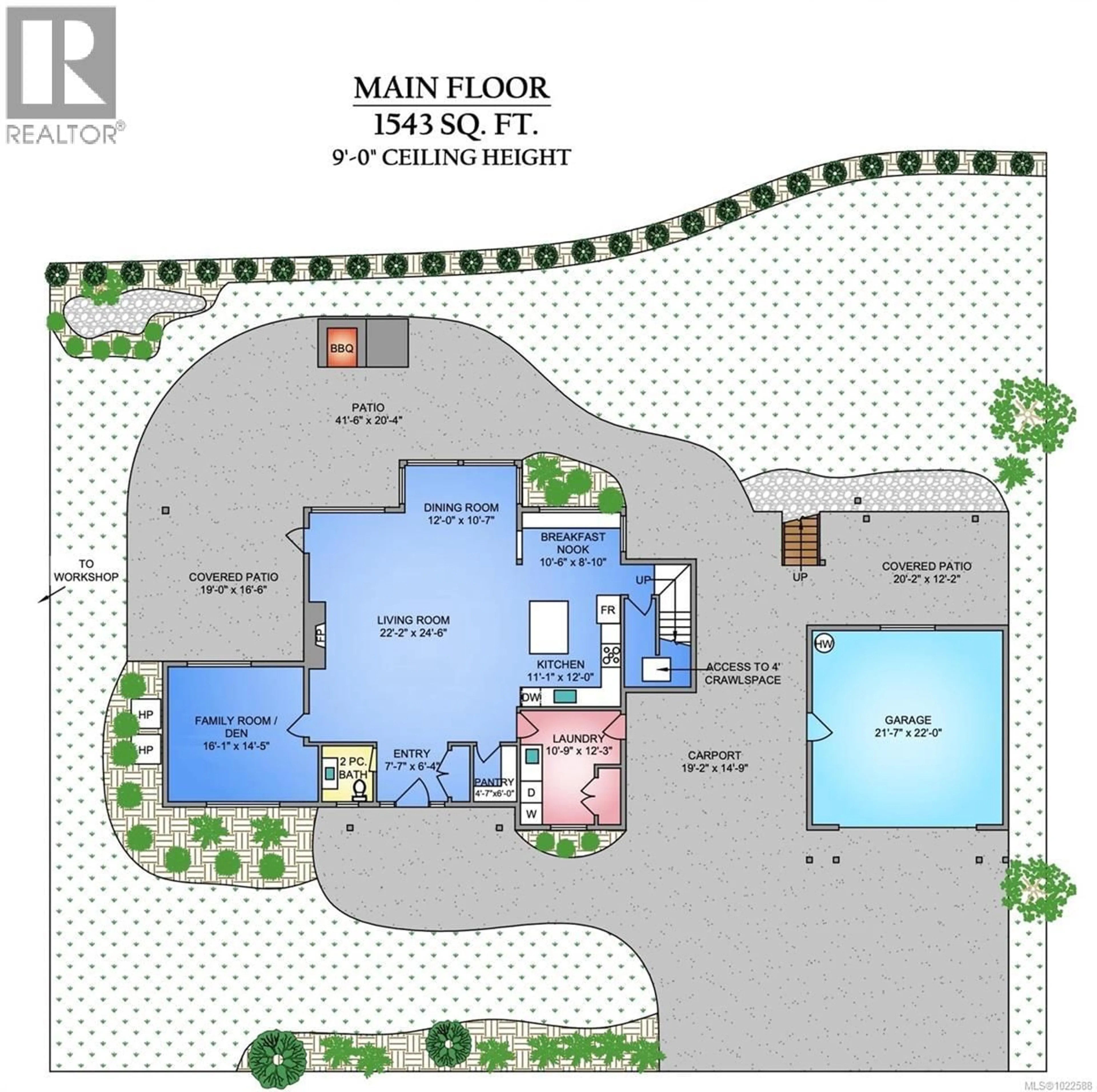 Floor plan for 3022 SARAH DRIVE, Sooke British Columbia V9Z0J5