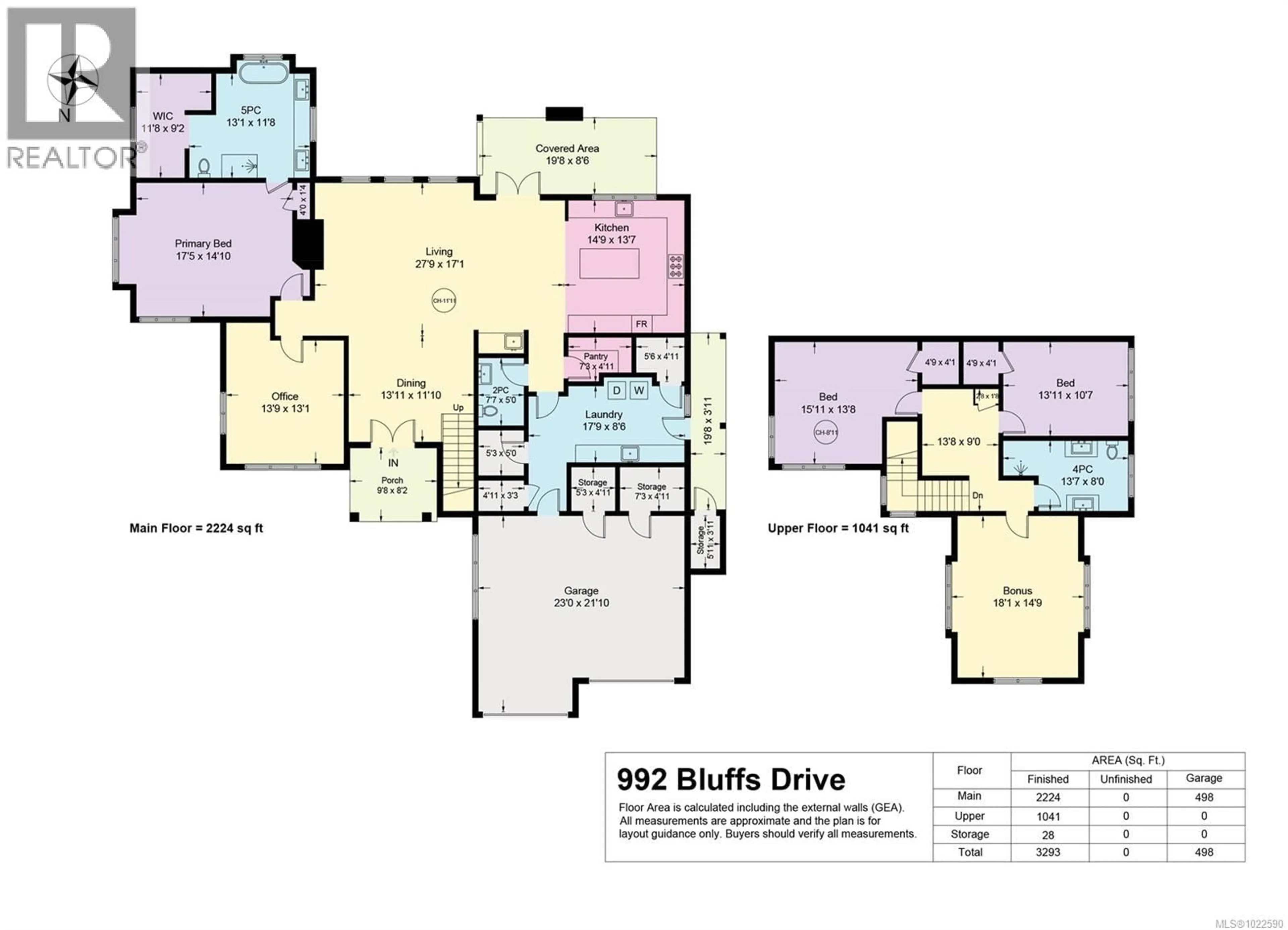 Floor plan for 992 BLUFFS DRIVE, Qualicum Beach British Columbia V9K0A2