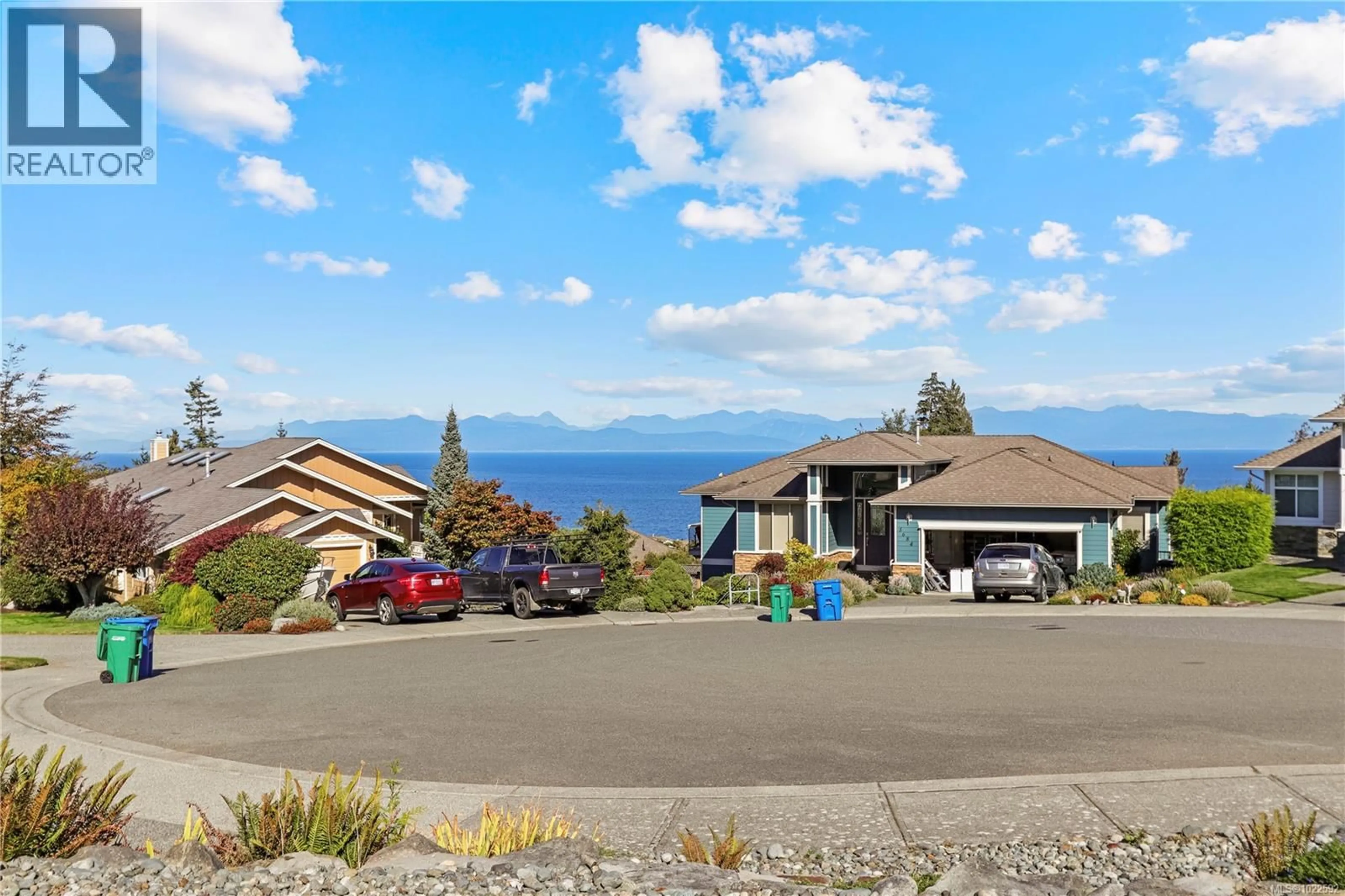 A pic from outside/outdoor area/front of a property/back of a property/a pic from drone, water/lake/river/ocean view for 5671 MUGGIES WAY, Nanaimo British Columbia V9V1W2