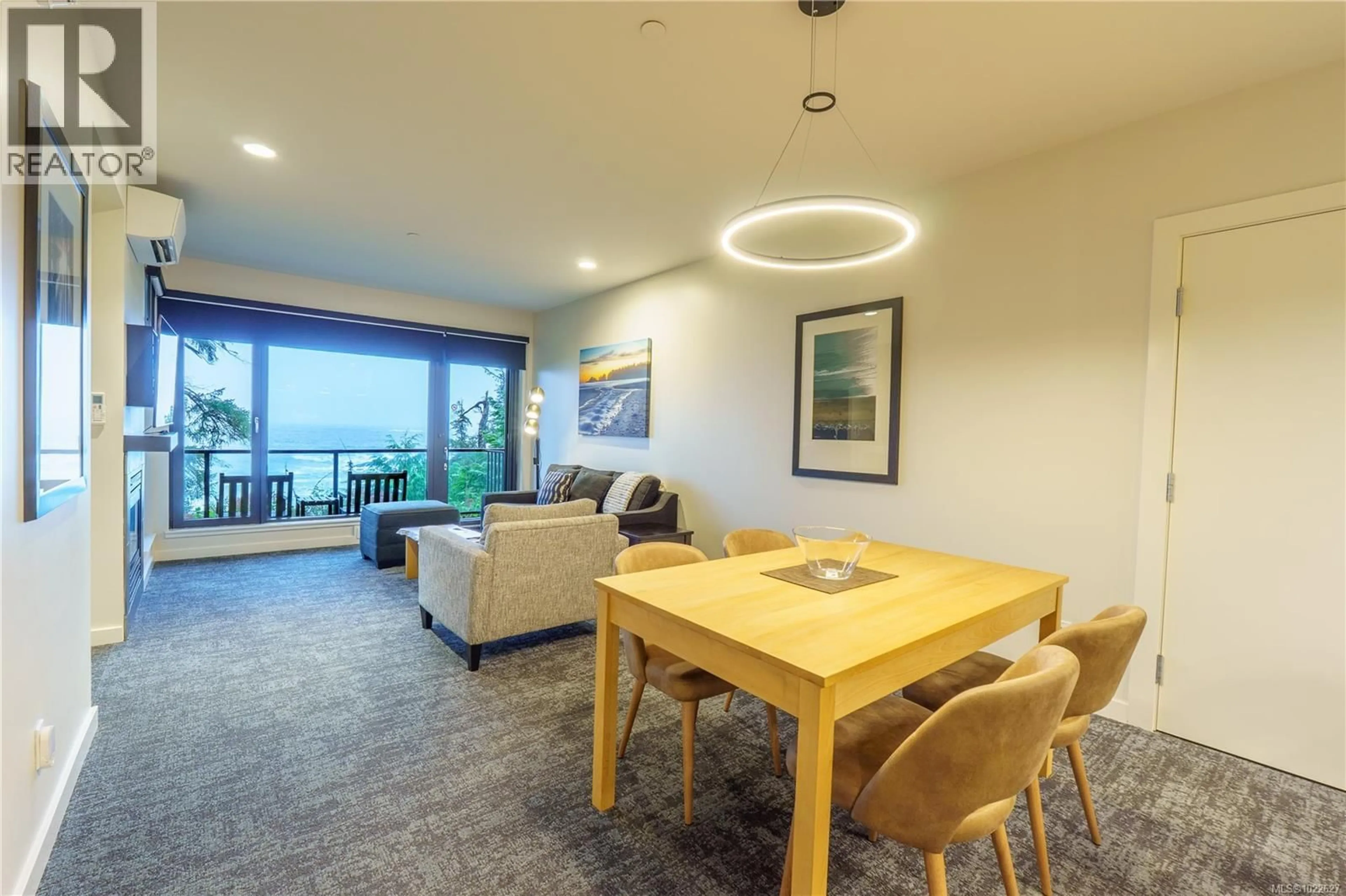 Living room with furniture, wood/laminate floor for 1601 - 596 MARINE DRIVE, Ucluelet British Columbia V0R3A0