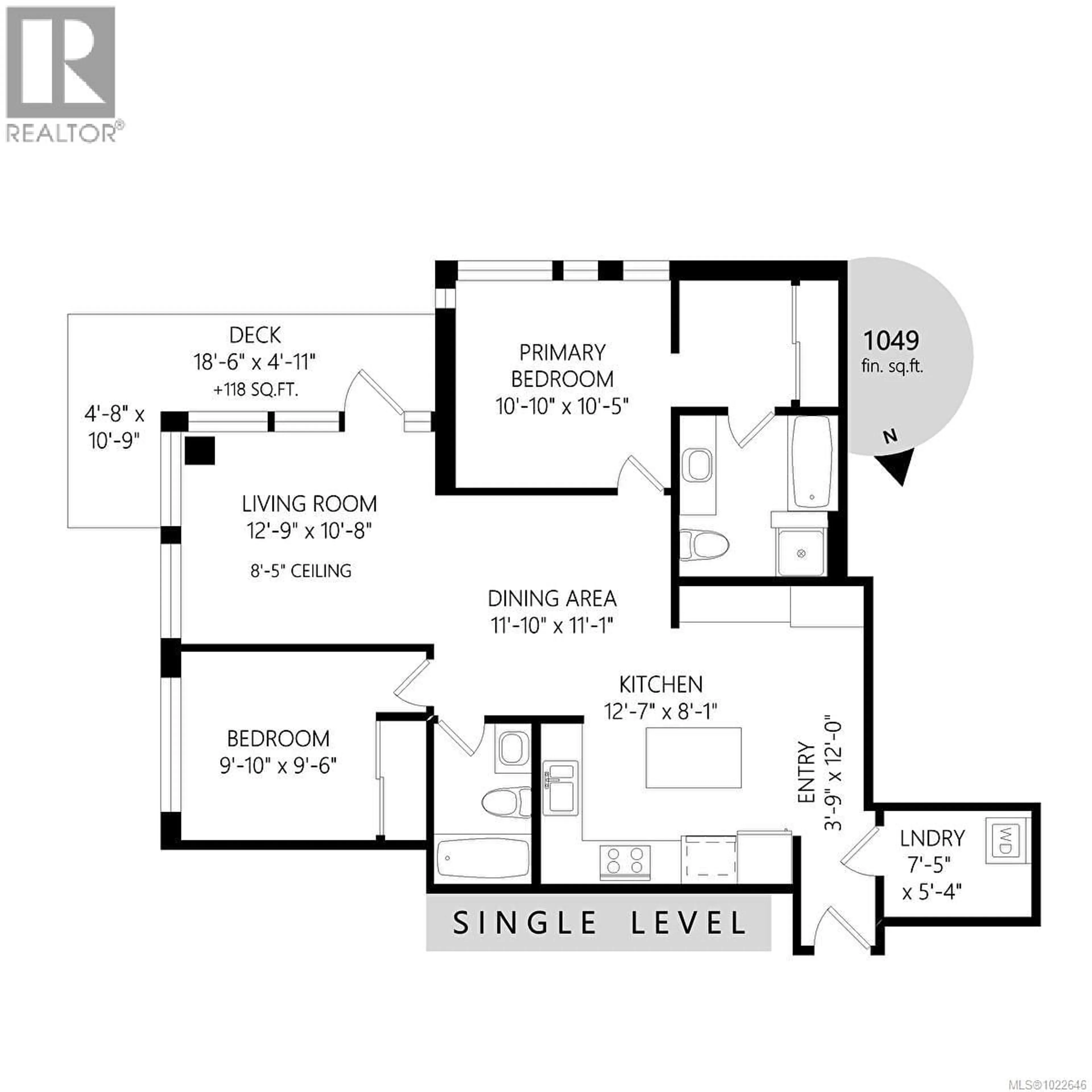 Floor plan for 807 - 838 BROUGHTON STREET, Victoria British Columbia V8W1E4