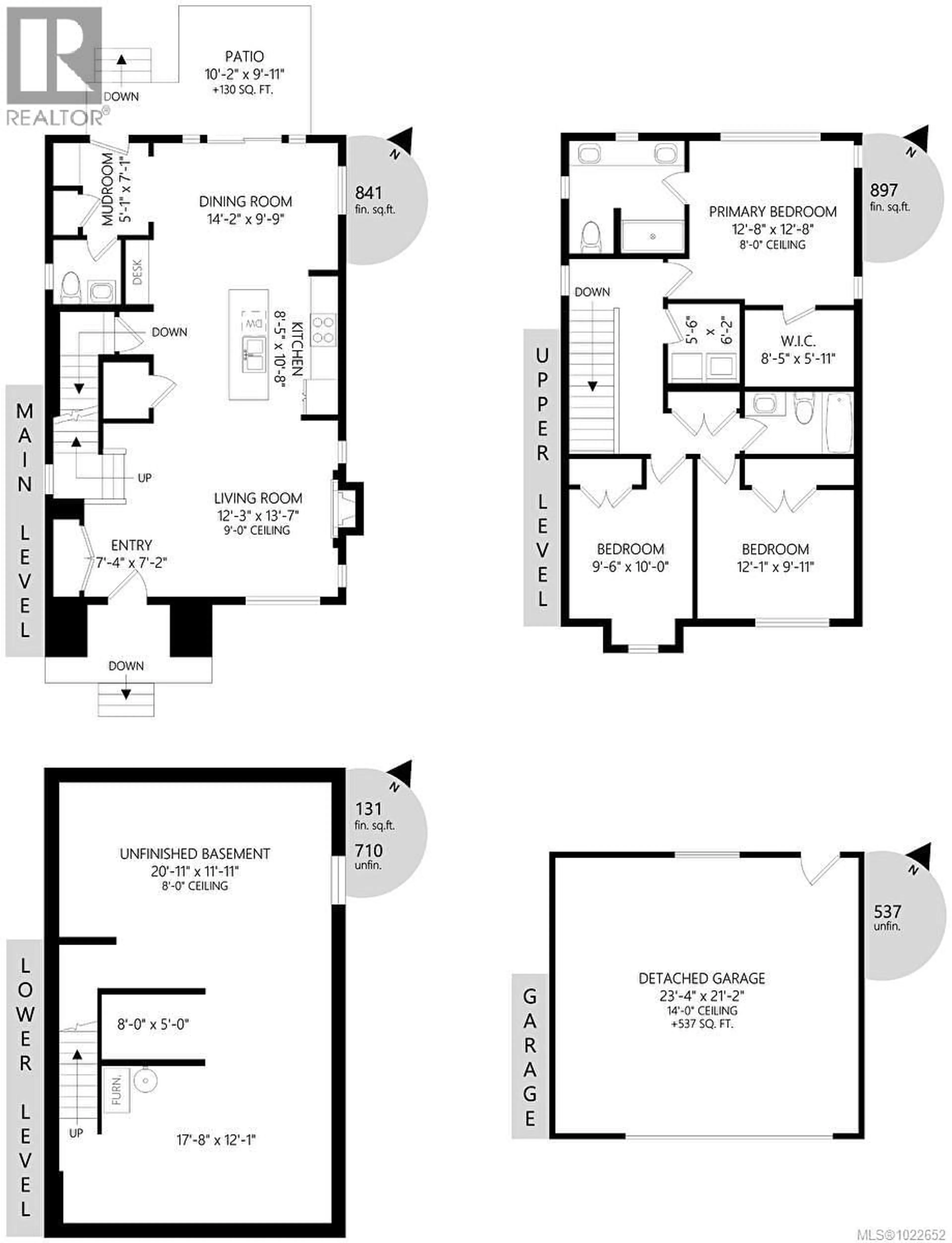Floor plan for 364 KESTREL STREET, Colwood British Columbia V9C0L9
