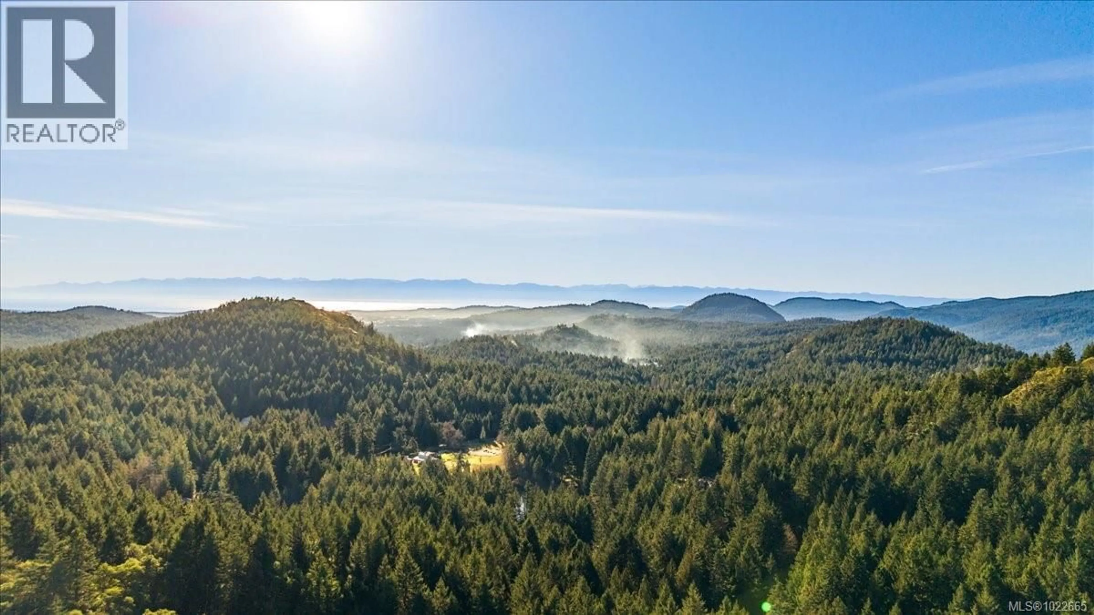 A pic from outside/outdoor area/front of a property/back of a property/a pic from drone, forest/trees view for 405 HAZLITT CREEK ROAD, Highlands British Columbia V9E2A3