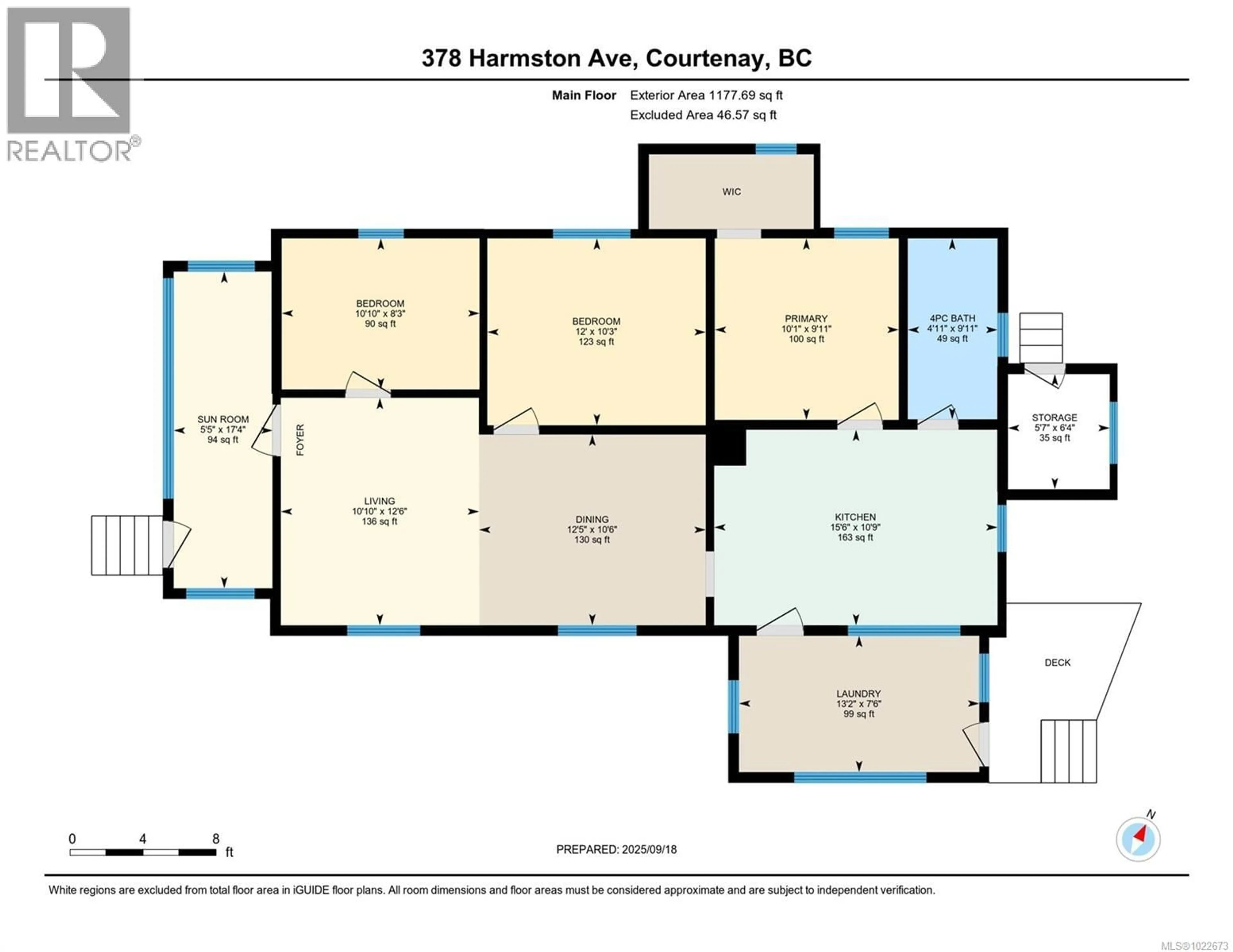 Floor plan for 378 HARMSTON AVENUE, Courtenay British Columbia V9N2W9