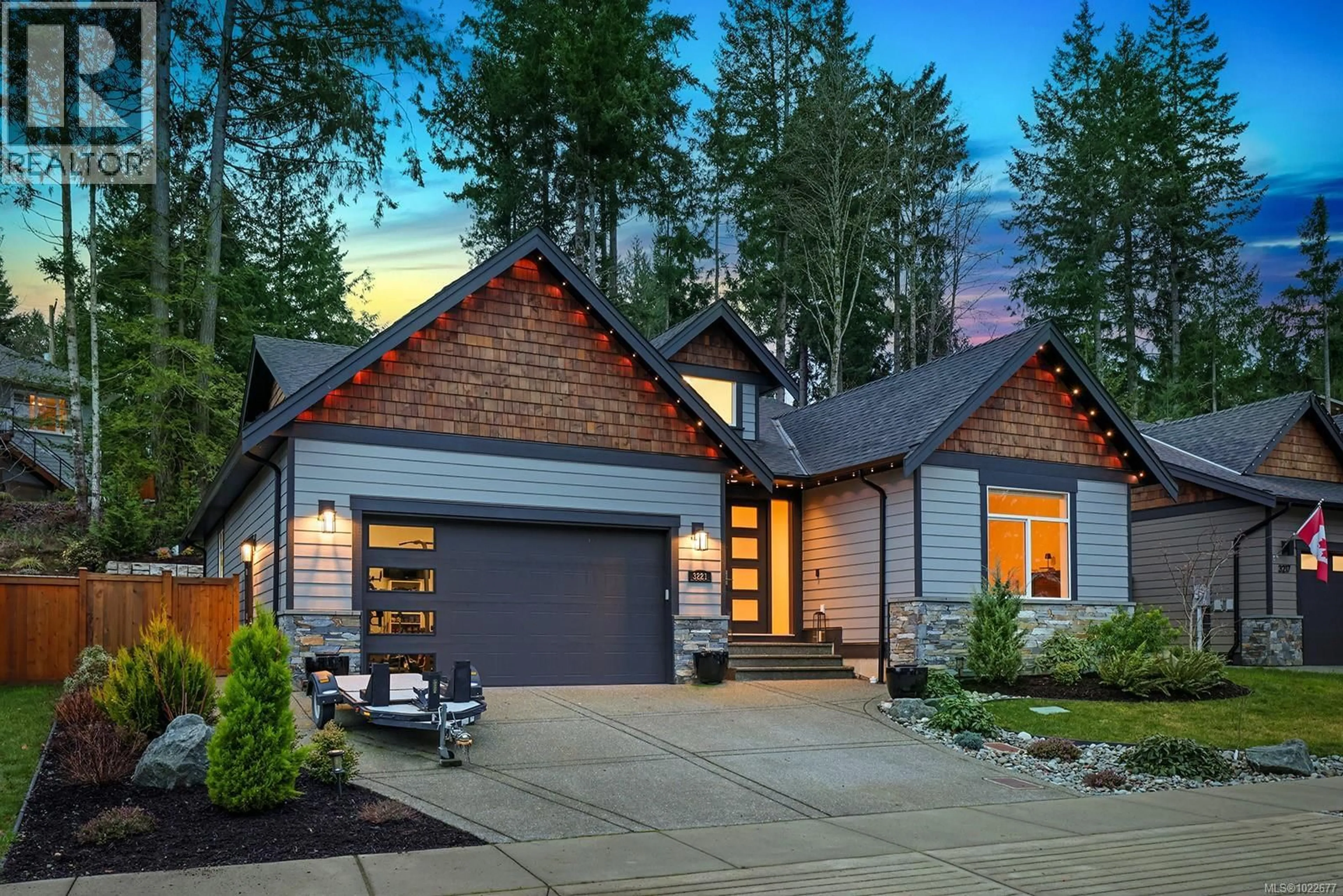 Home with brick exterior material, street for 3221 KLANAWA CRESCENT, Courtenay British Columbia V9N0H4