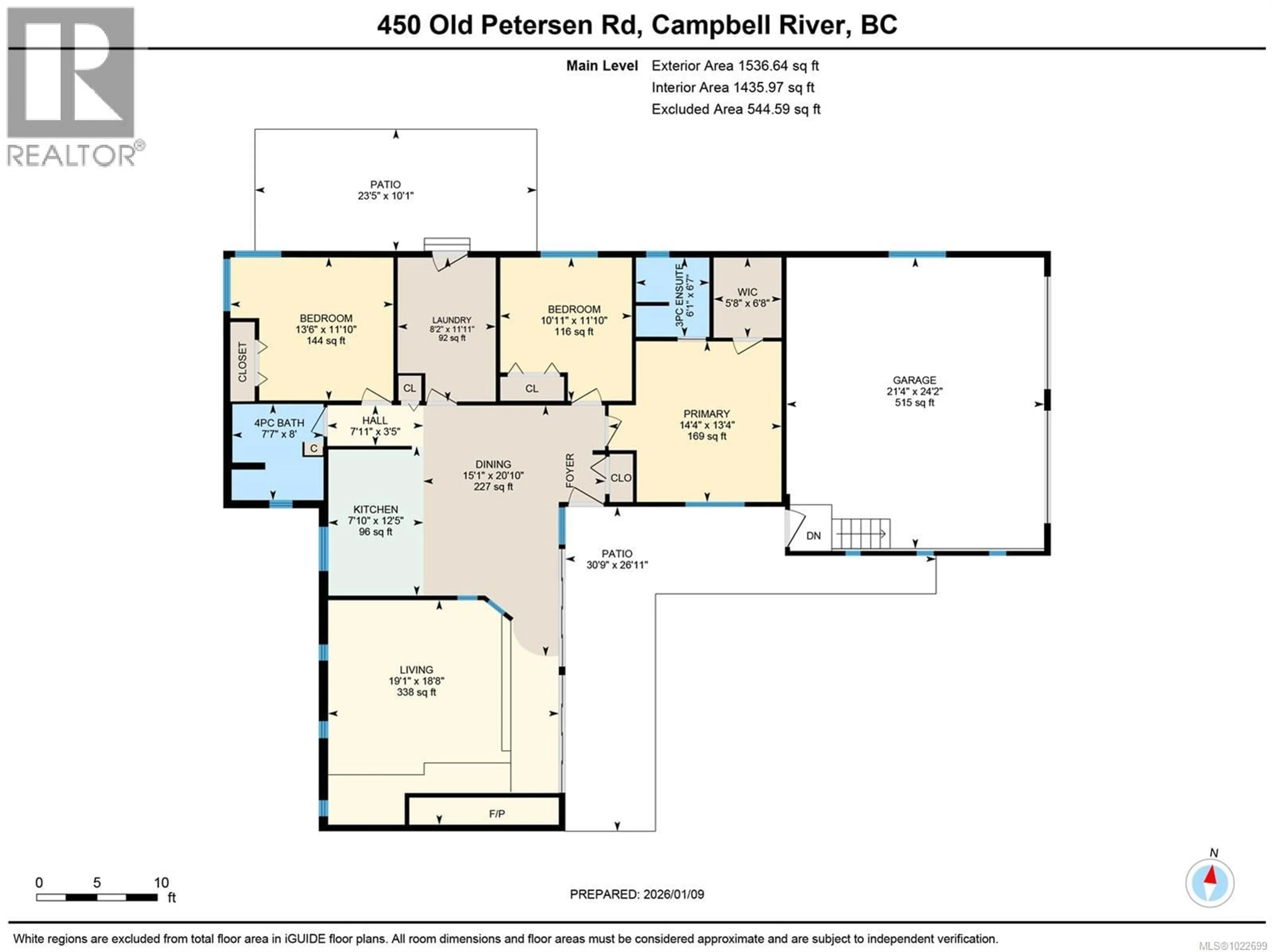 Floor plan for 450 OLD PETERSEN ROAD, Campbell River British Columbia V9W3M9
