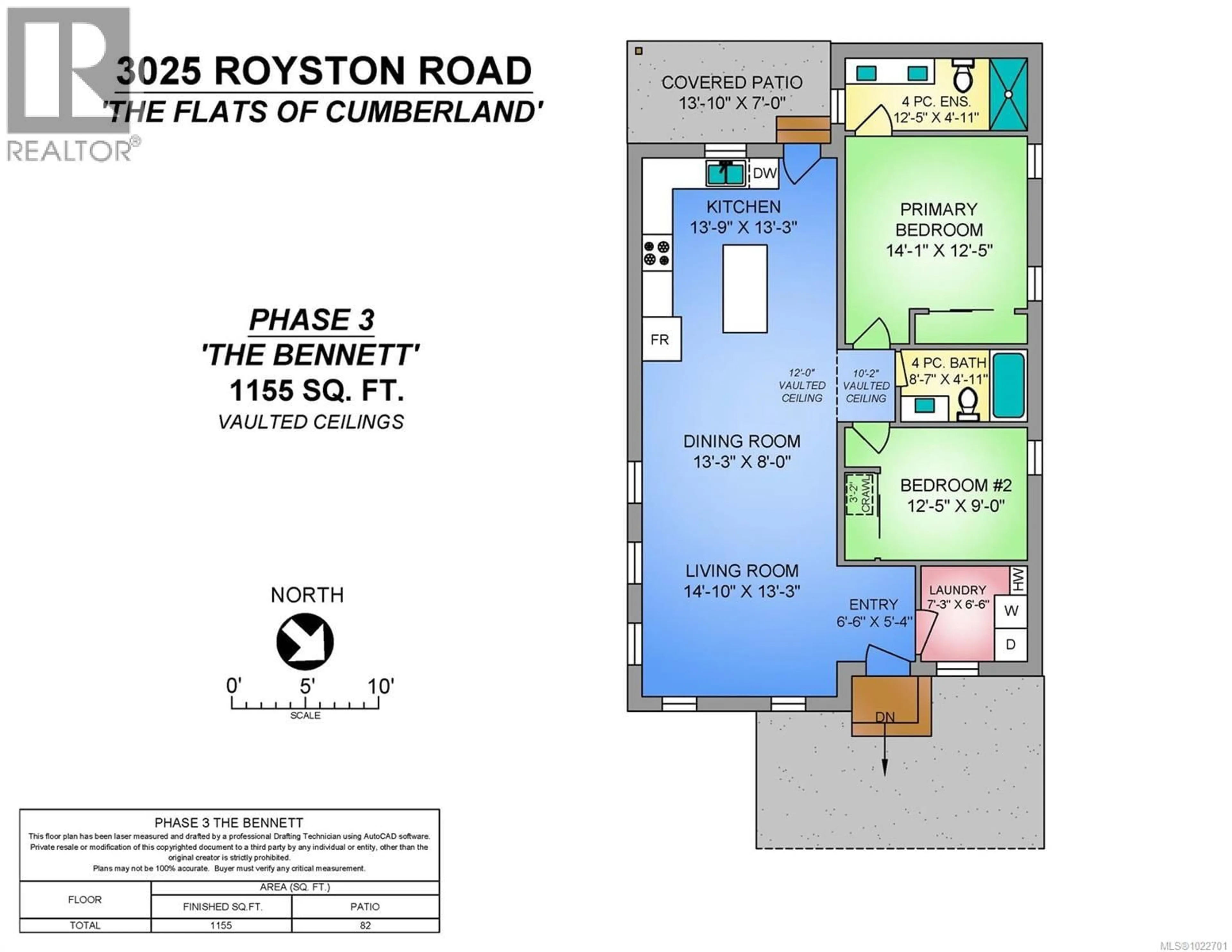 Floor plan for 46 - 3025 ROYSTON ROAD, Cumberland British Columbia V0R1S0