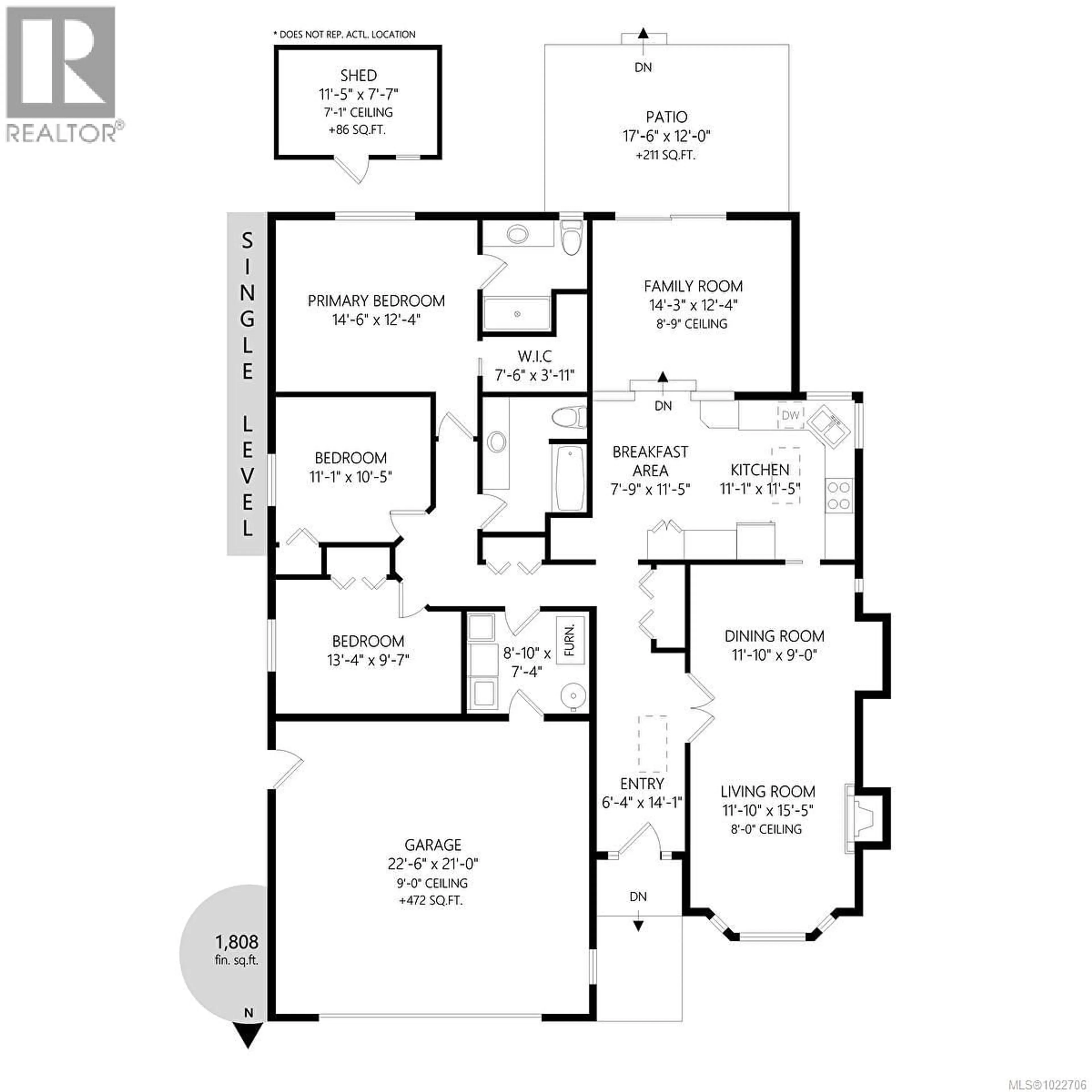 Floor plan for 2553 ROSSTOWN ROAD, Nanaimo British Columbia V9T3R9
