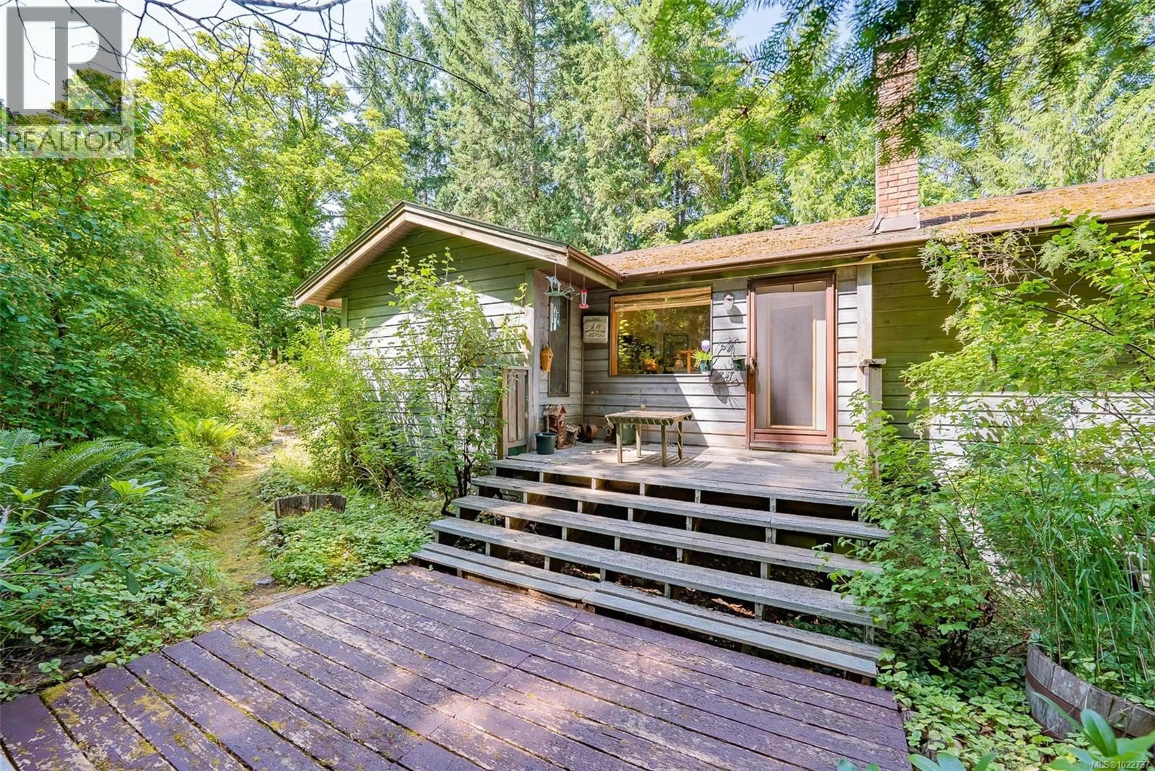 Patio, forest/trees view for 2146 PAULS ROAD, Nanaimo British Columbia V9X1N8