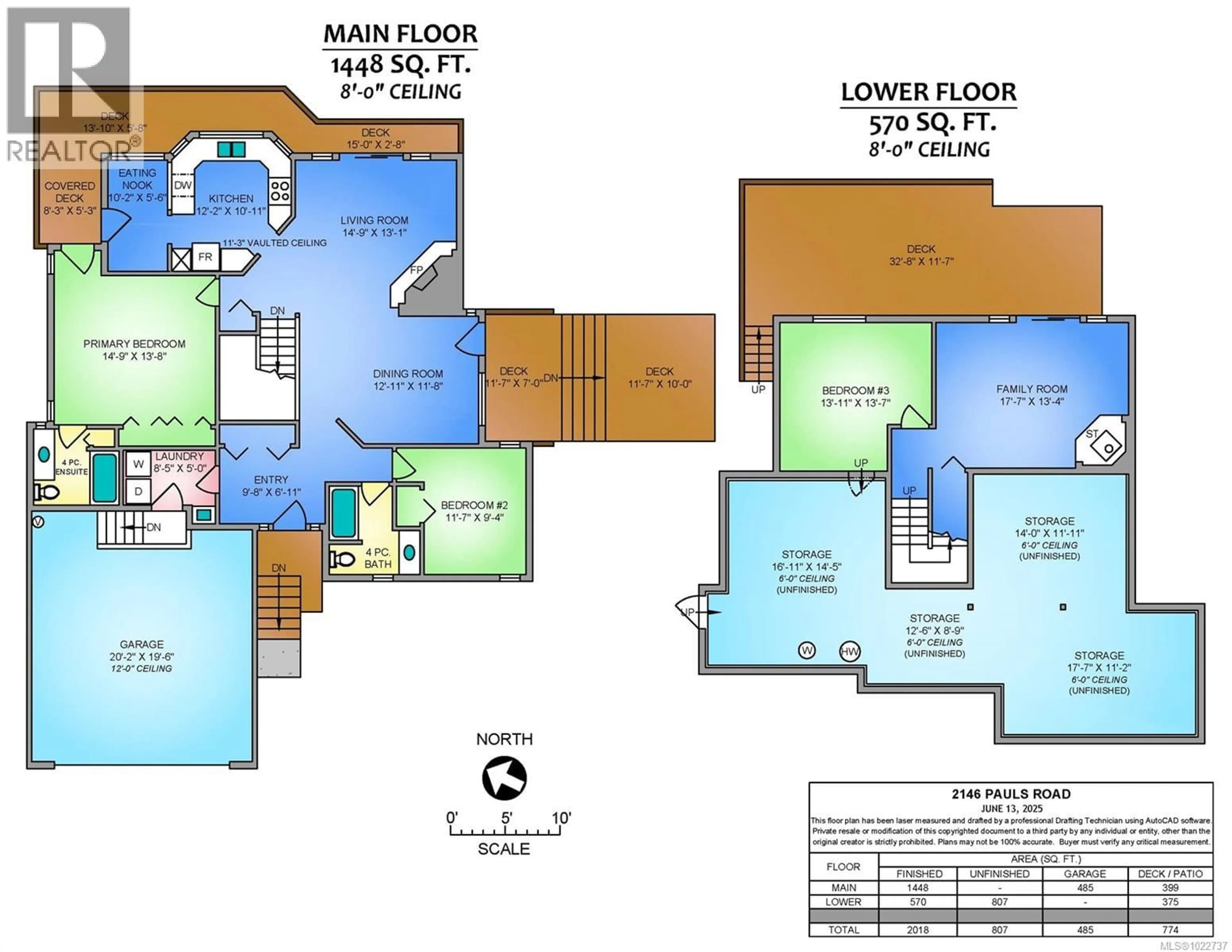 Floor plan for 2146 PAULS ROAD, Nanaimo British Columbia V9X1N8