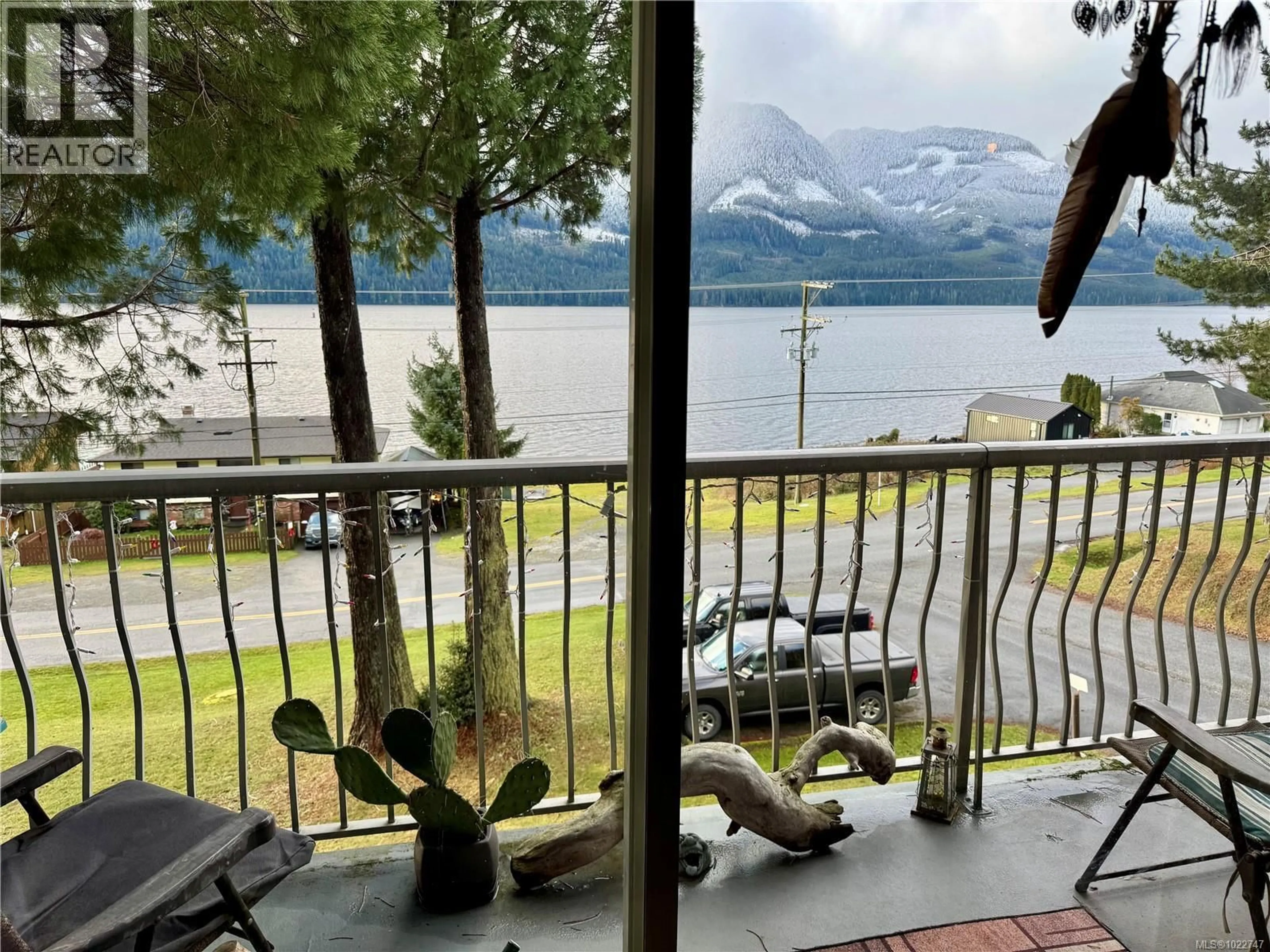 Balcony in the apartment, water/lake/river/ocean view for 302 - 801 MARINE DRIVE, Port Alice British Columbia V0N2N0