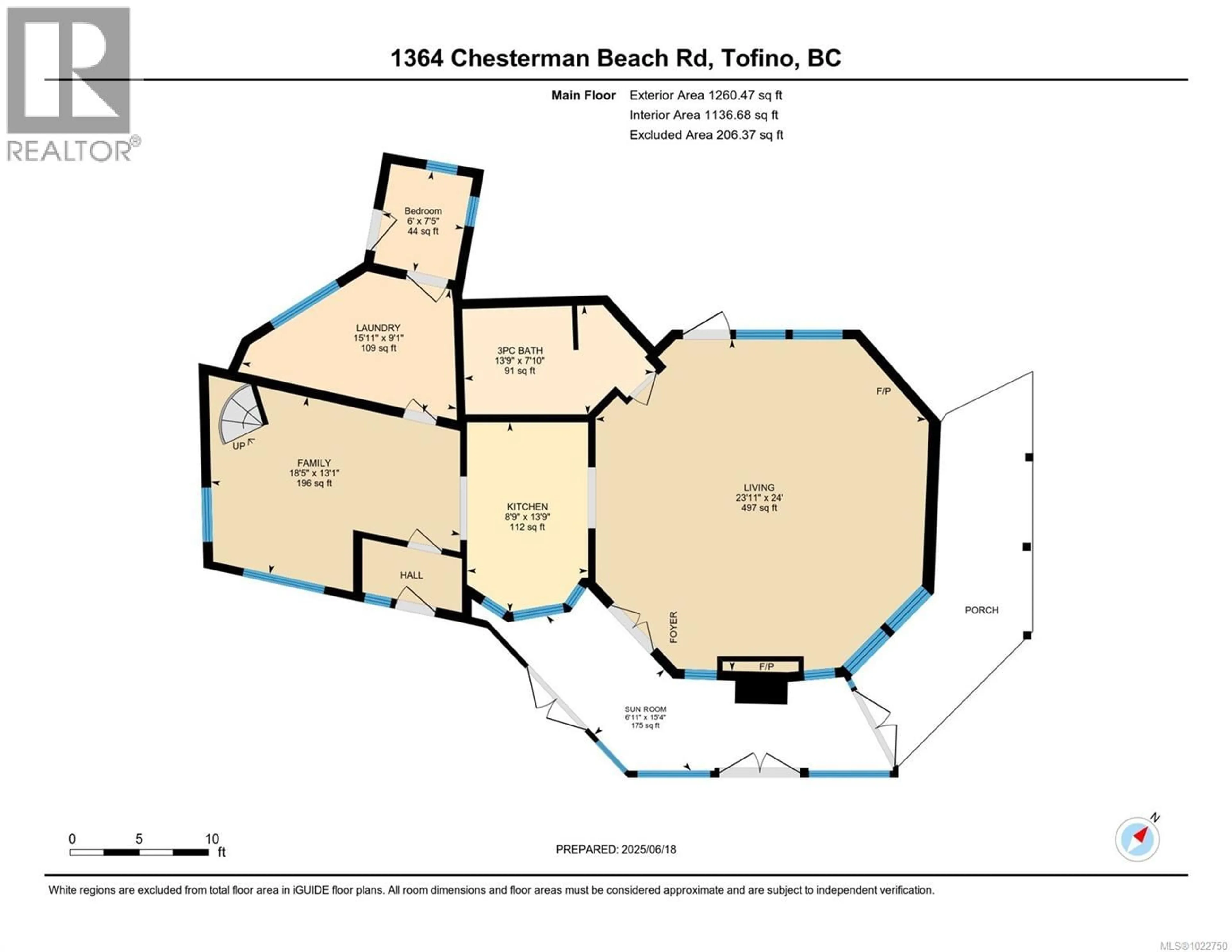 Floor plan for 1364 CHESTERMAN BEACH ROAD, Tofino British Columbia V0R2Z0