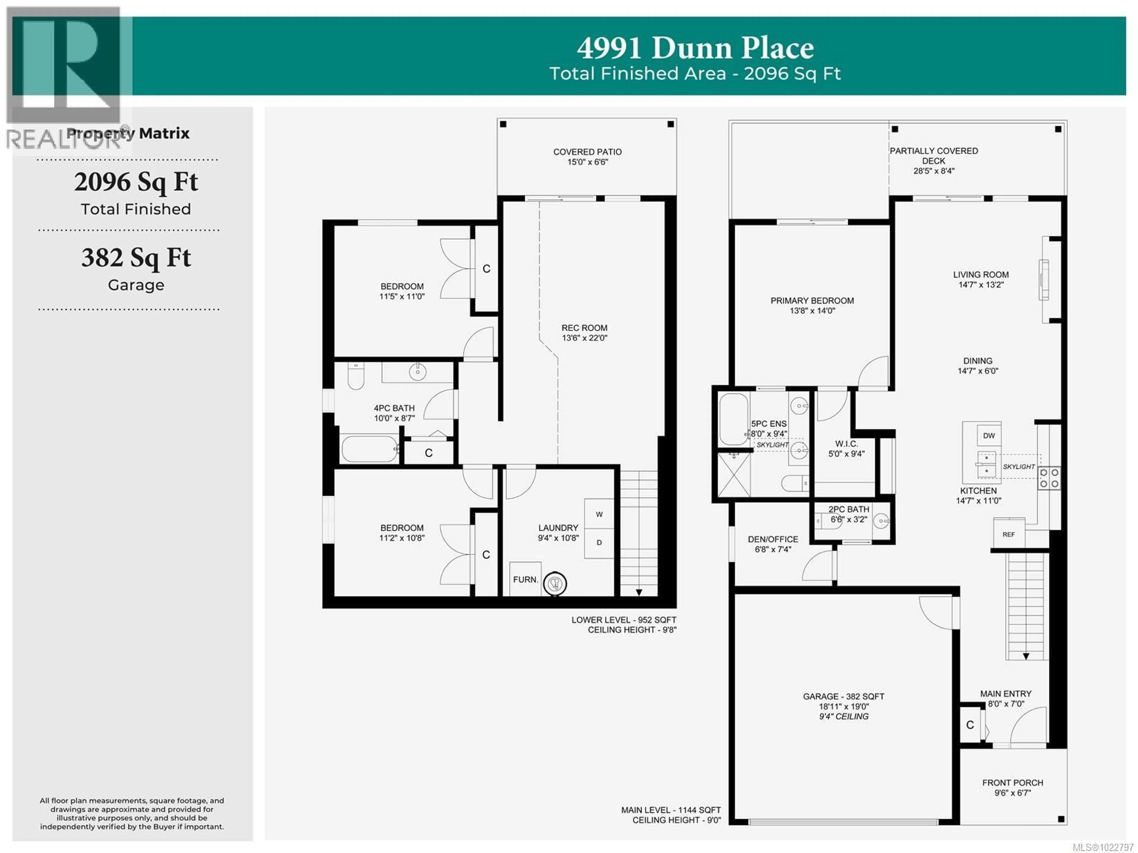 Floor plan for 4991 DUNN PLACE, Nanaimo British Columbia V9T6S9