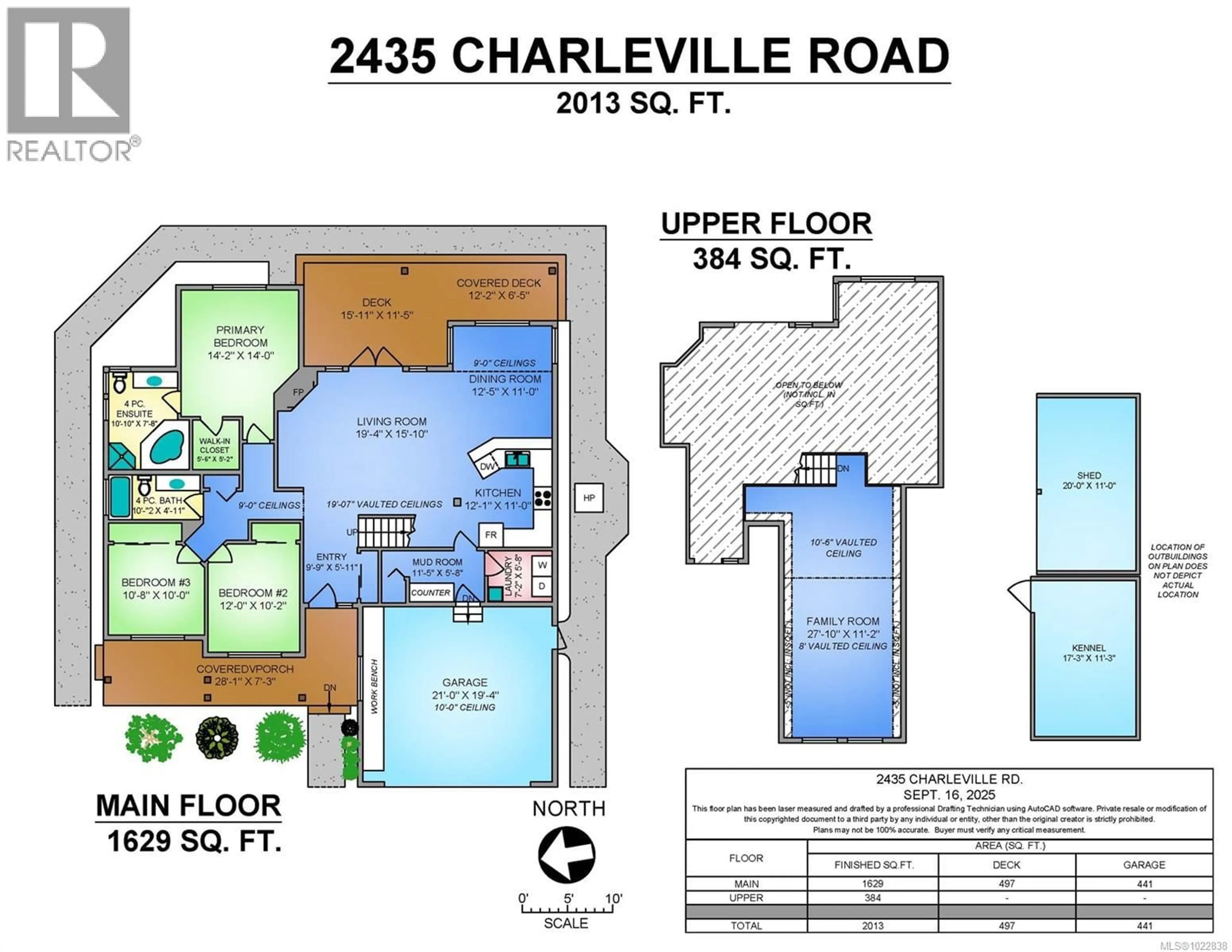 Floor plan for 2435 CHARLEVILLE ROAD, Campbell River British Columbia V9W4N4