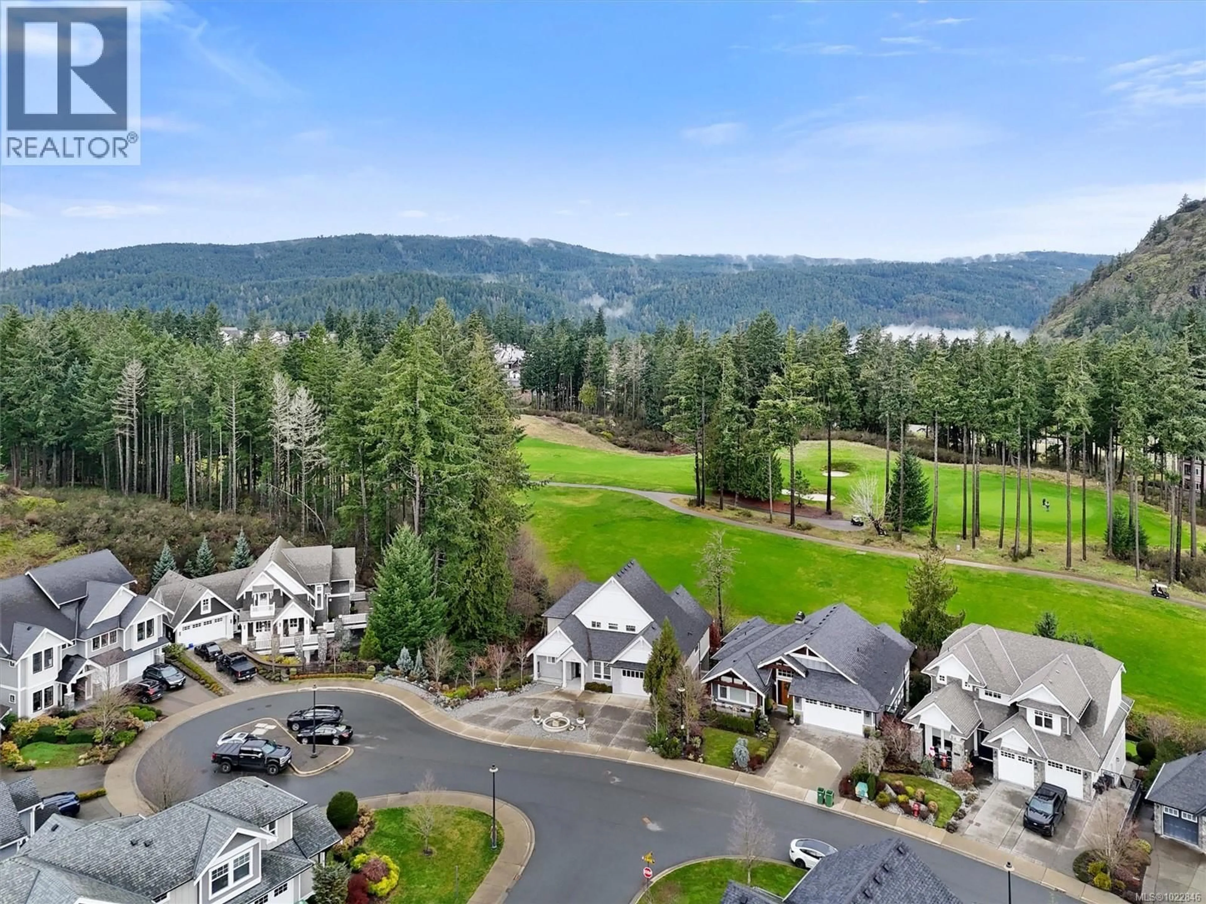 A pic from outside/outdoor area/front of a property/back of a property/a pic from drone, water/lake/river/ocean view for 2168 CHAMPIONS WAY, Langford British Columbia V9B0R9