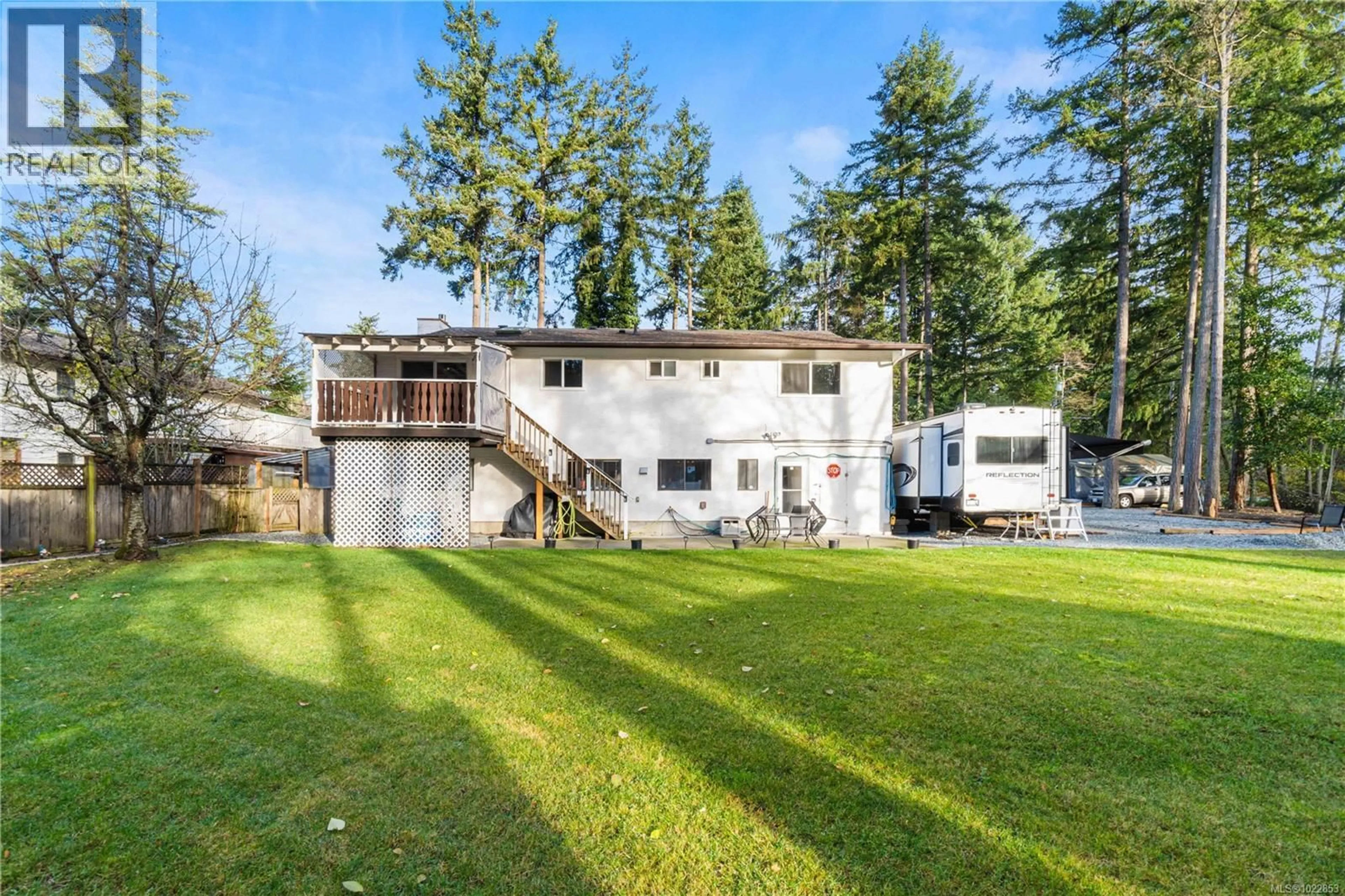 A pic from outside/outdoor area/front of a property/back of a property/a pic from drone, unknown for 2675 LABIEUX ROAD, Nanaimo British Columbia V9T3N3