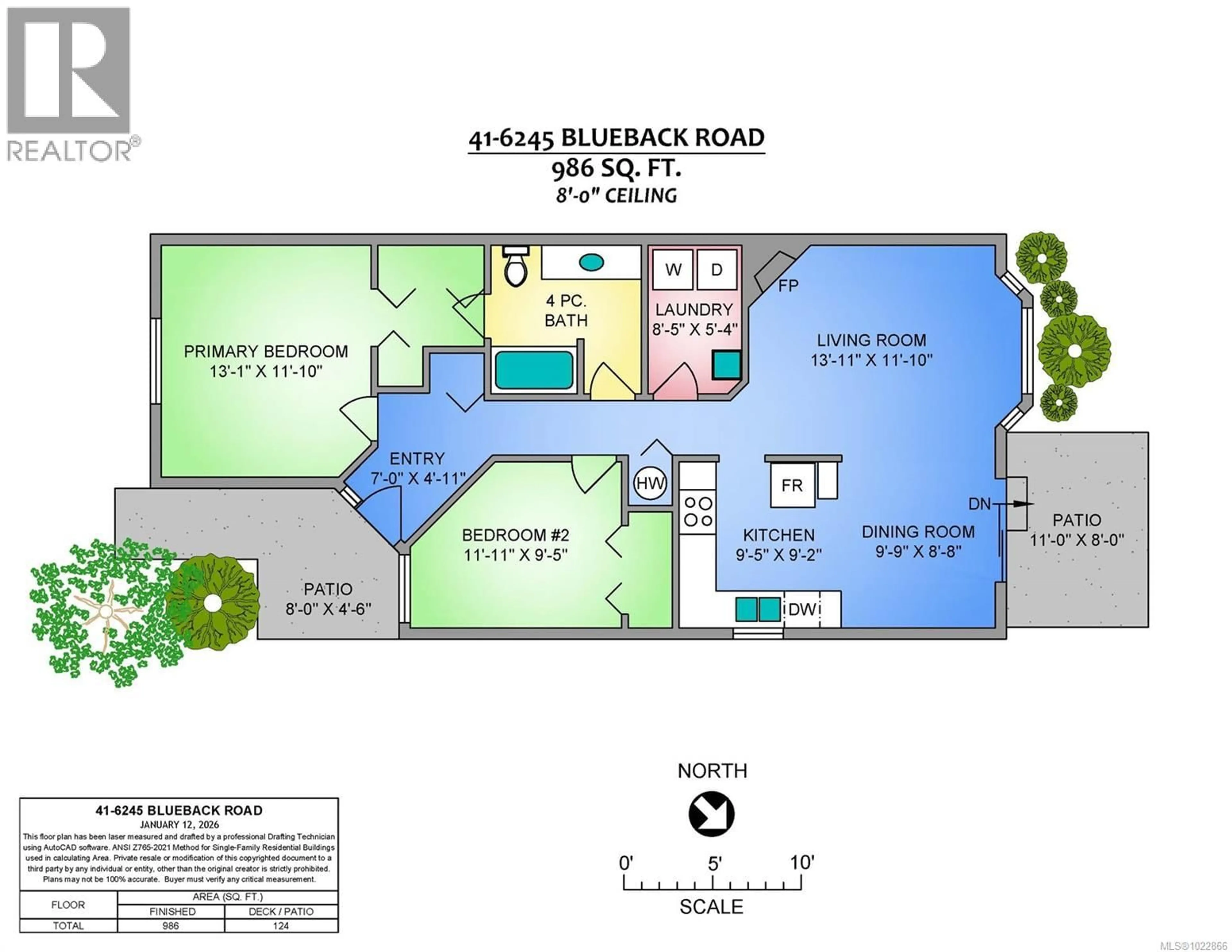 Floor plan for 41 - 6245 BLUEBACK ROAD, Nanaimo British Columbia V9V1N7