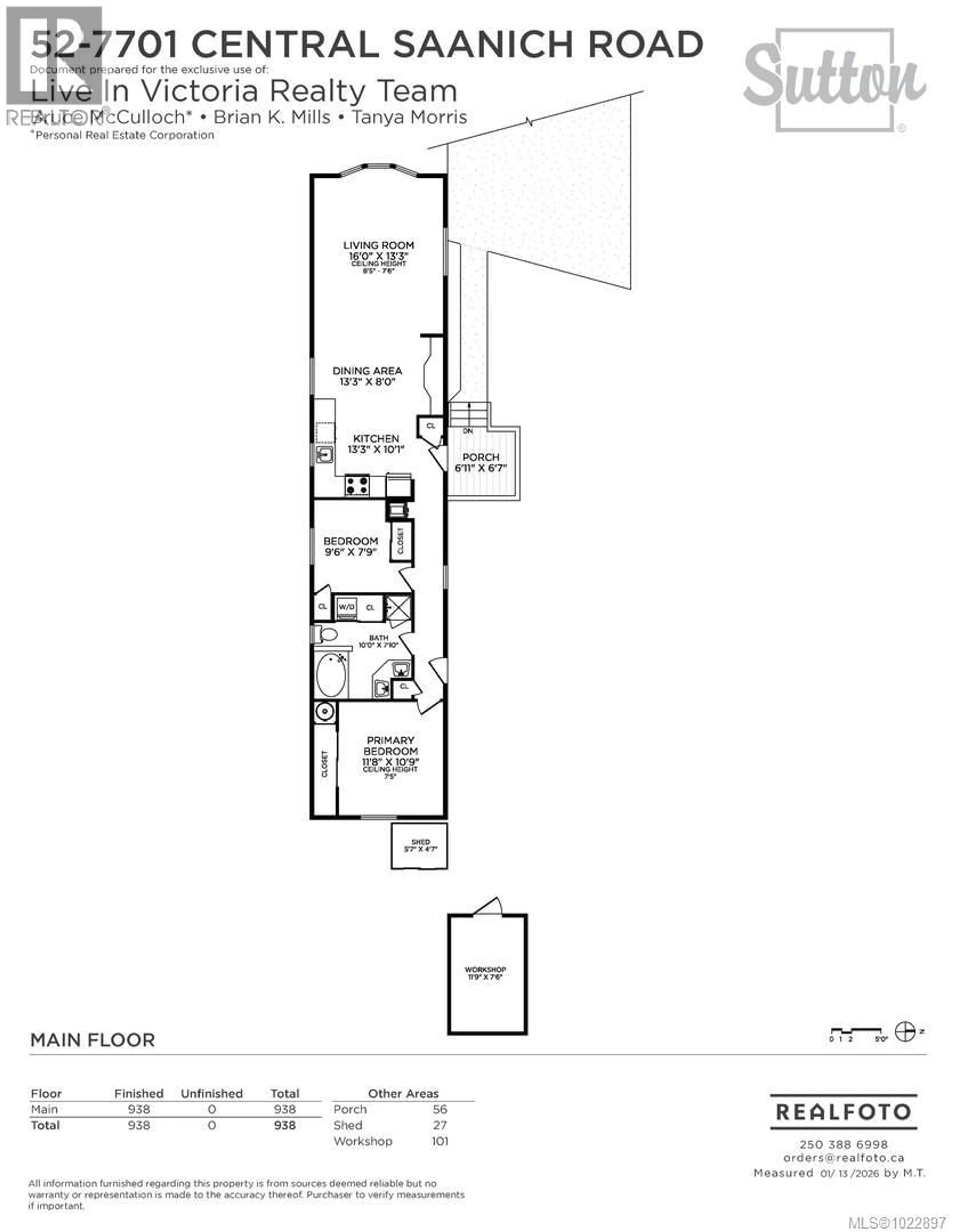 Floor plan for 52 - 7701 CENTRAL SAANICH ROAD, Central Saanich British Columbia V0S1M0