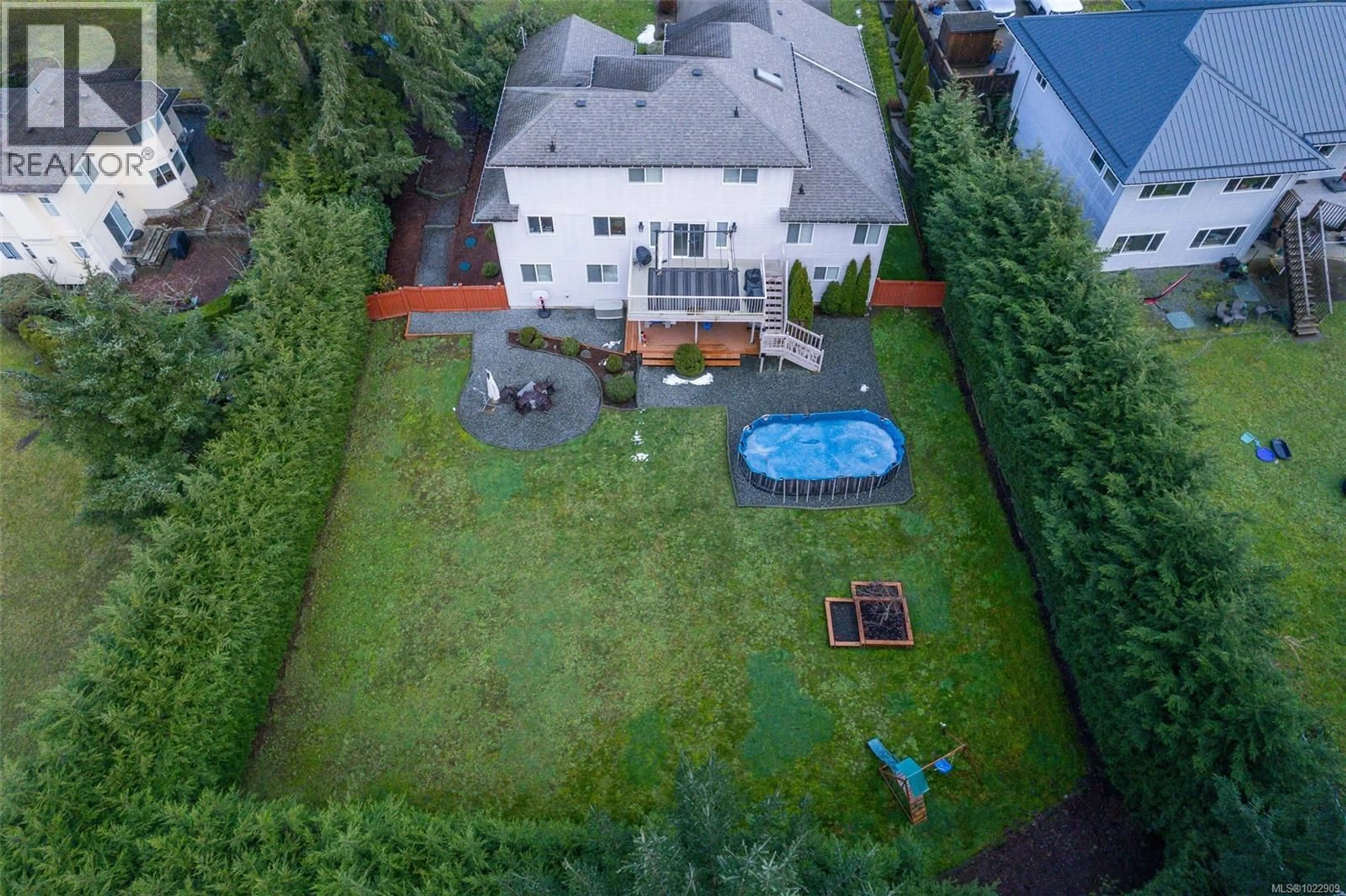 A pic from outside/outdoor area/front of a property/back of a property/a pic from drone, water/lake/river/ocean view for 6420 DIANA DRIVE, Duncan British Columbia V9L5V1