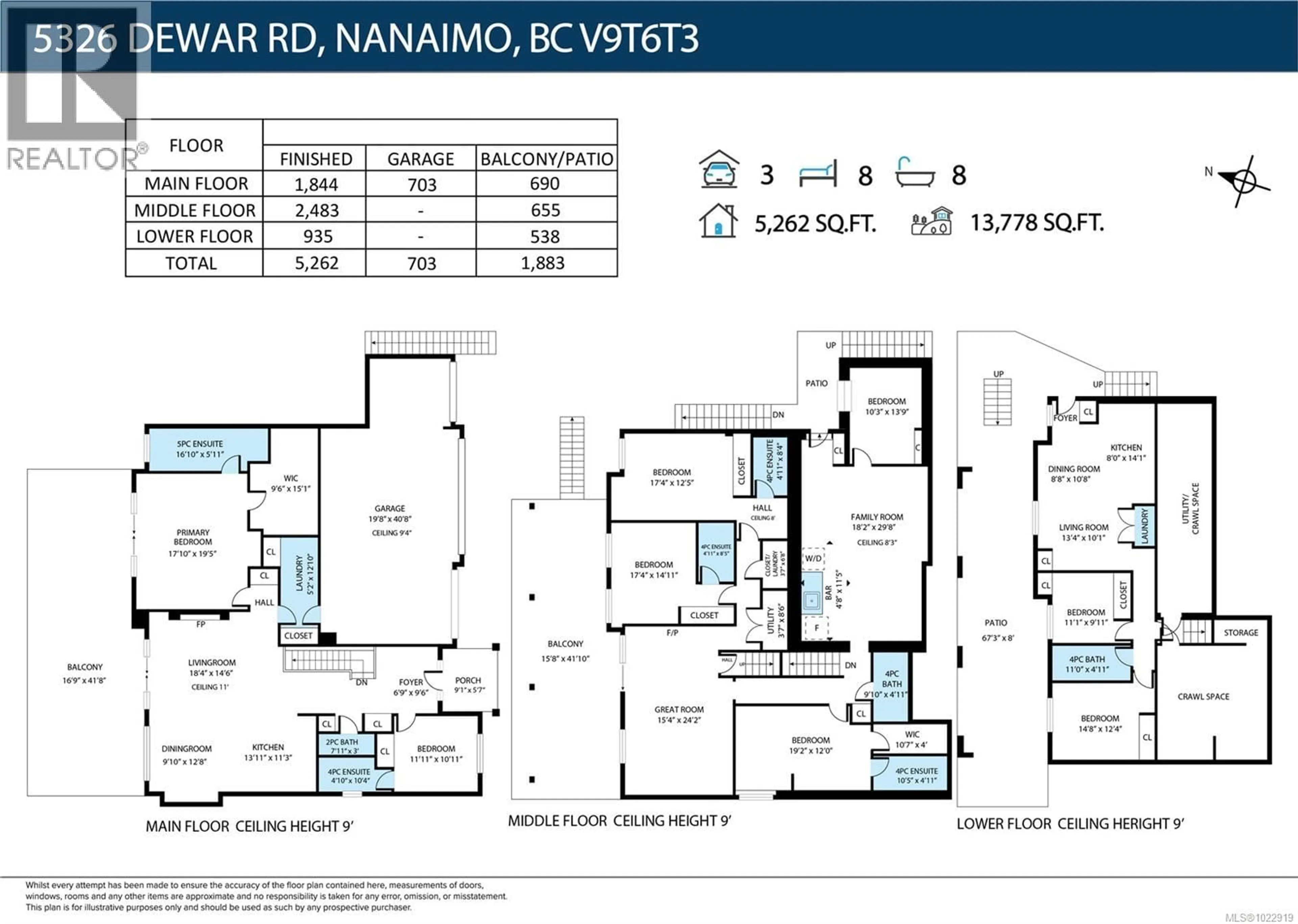Floor plan for 5326 DEWAR ROAD, Nanaimo British Columbia V9S3G3