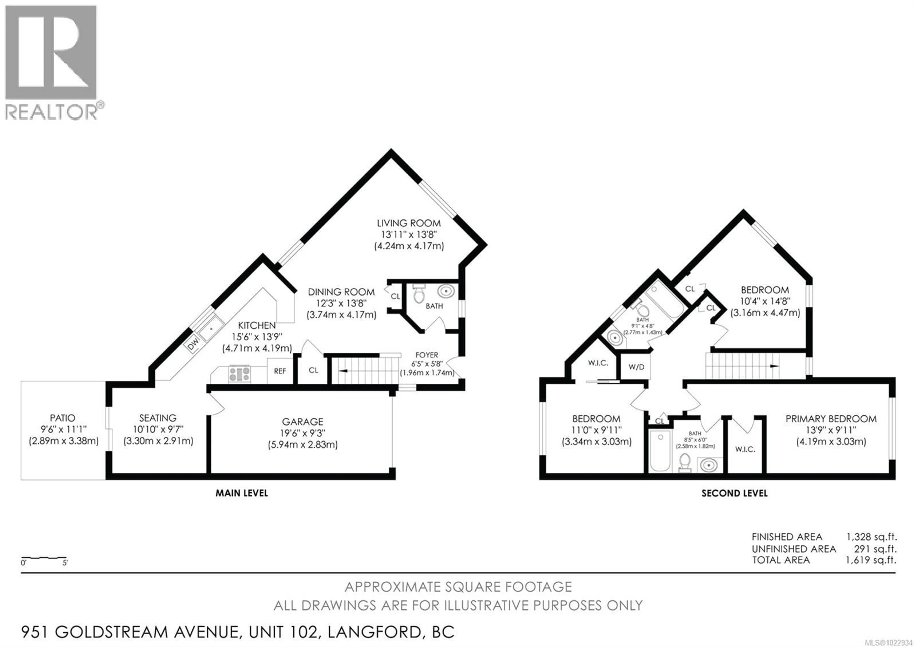 Floor plan for 102 - 951 GOLDSTREAM AVENUE, Langford British Columbia V9B6S5