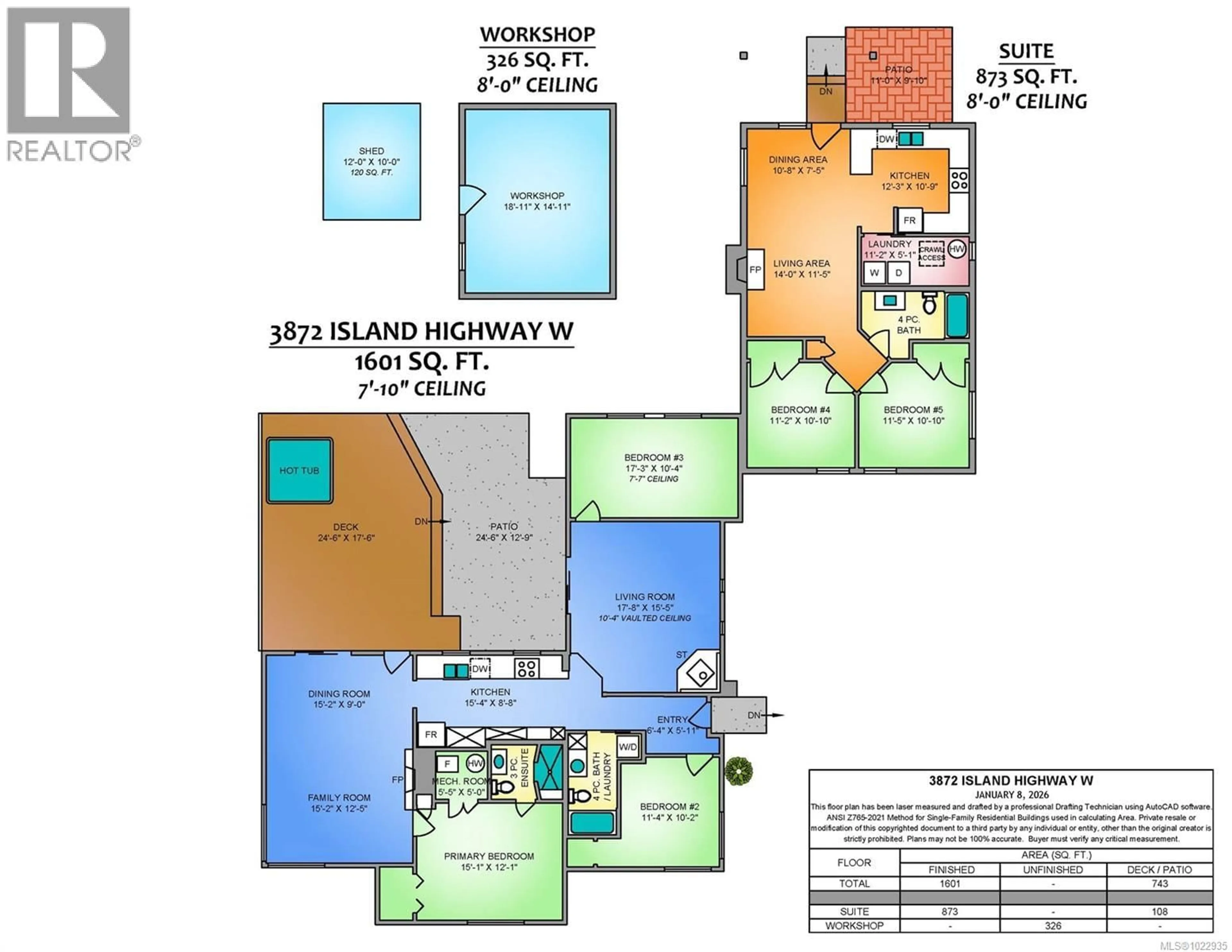 Floor plan for 3872 ISLAND HIGHWAY WEST, Qualicum Beach British Columbia V9K2G9